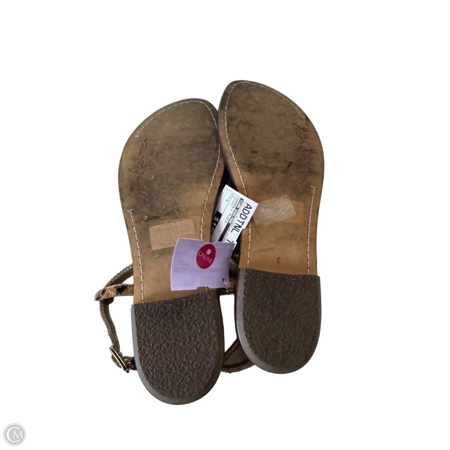 Sandals Flats By Sam Edelman In Brown, Size: 8