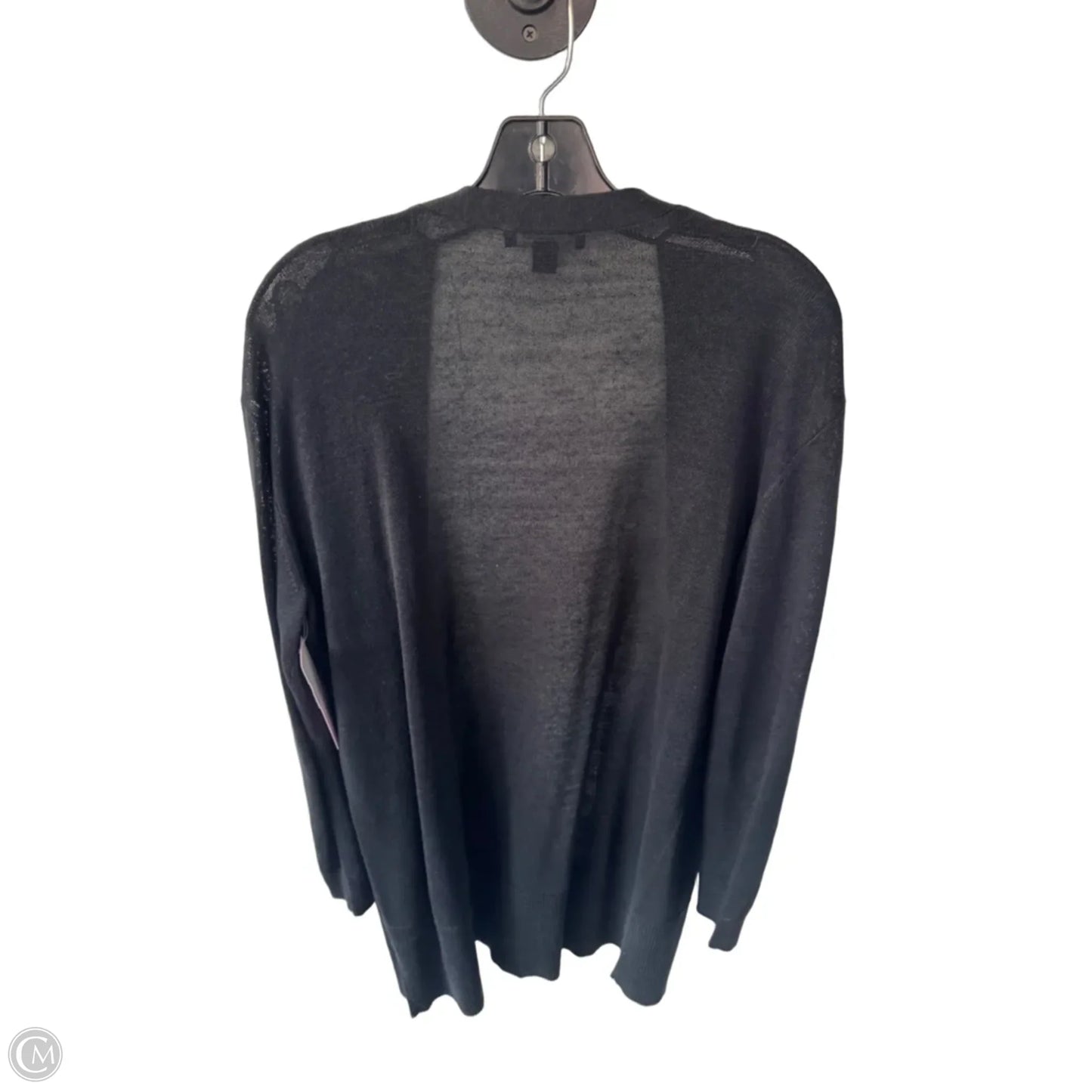 Sweater Cardigan By Ann Taylor In Black, Size: M