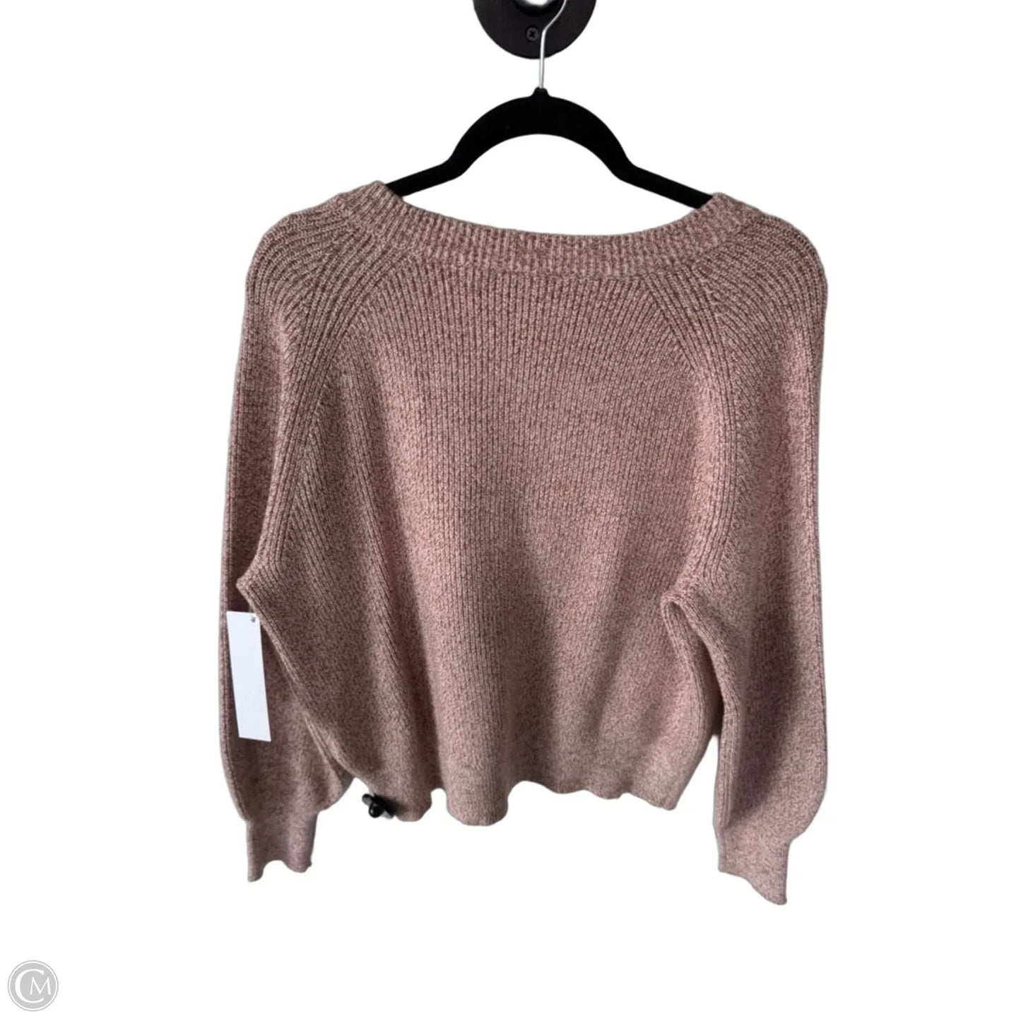 Sweater By Varley In Brown & Pink, Size: L