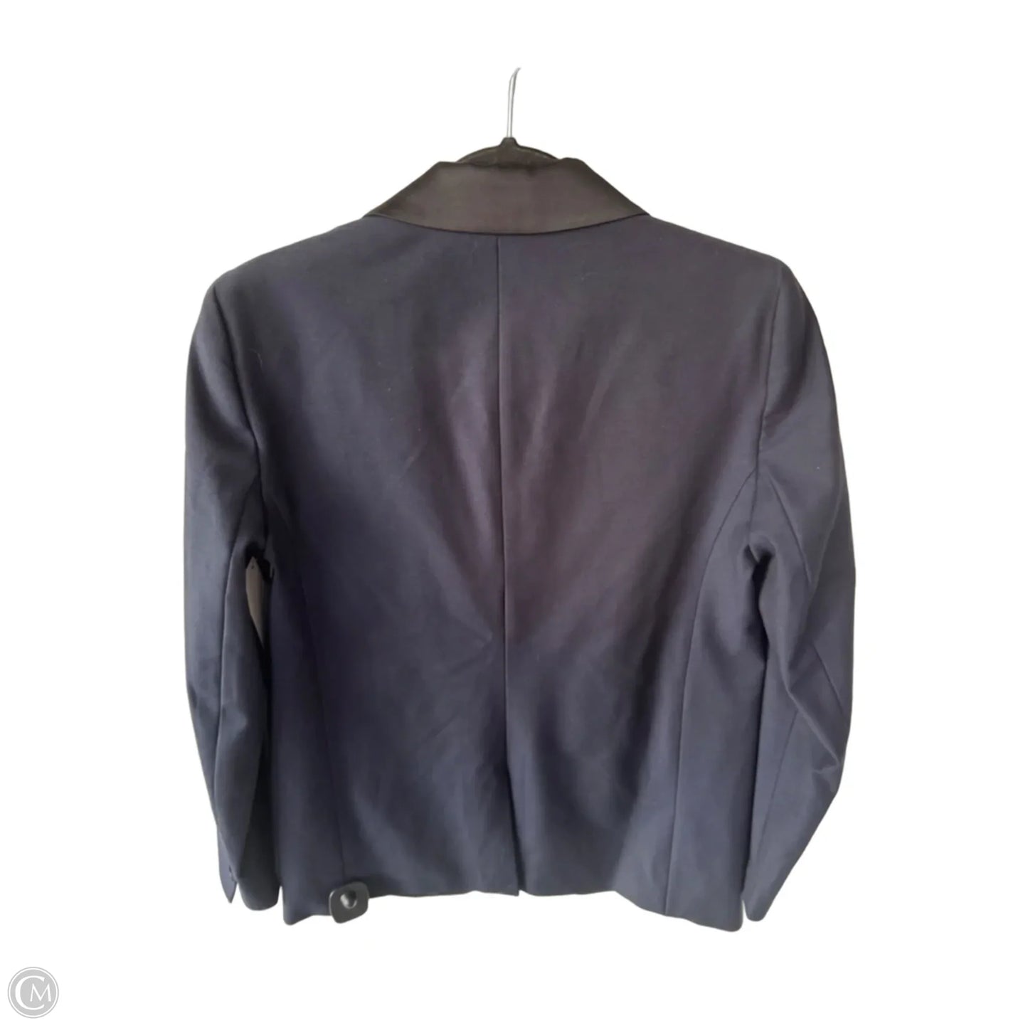 Blazer By Ann Taylor In Black & Blue, Size: Xs