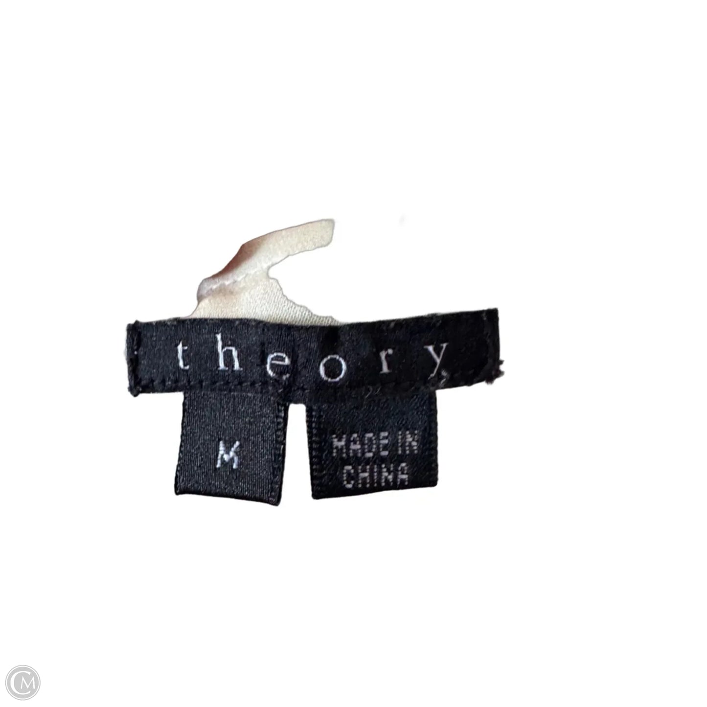 Top Sleeveless By Theory In Cream & Red, Size: M