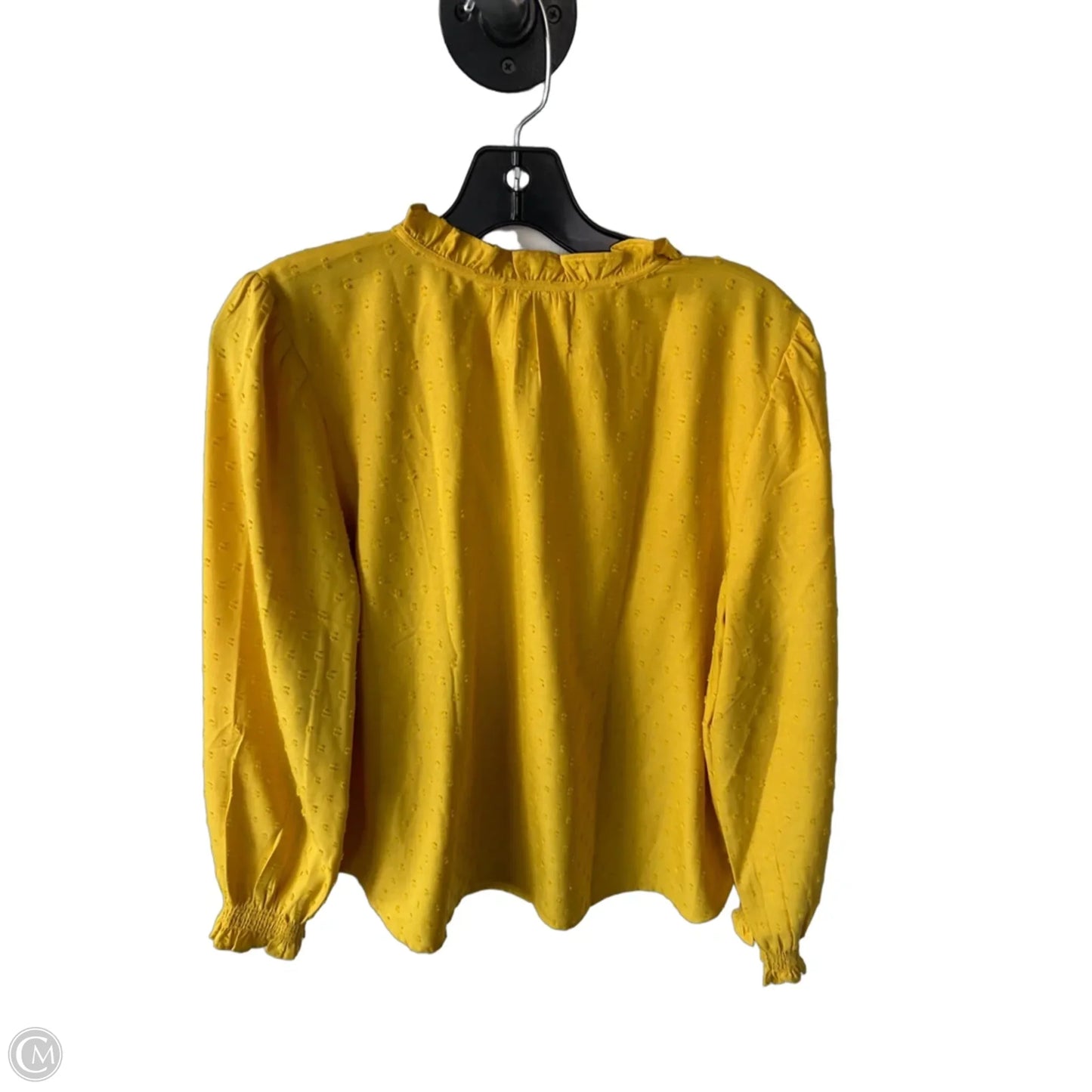 Top Long Sleeve By Loft In Yellow, Size: Lp