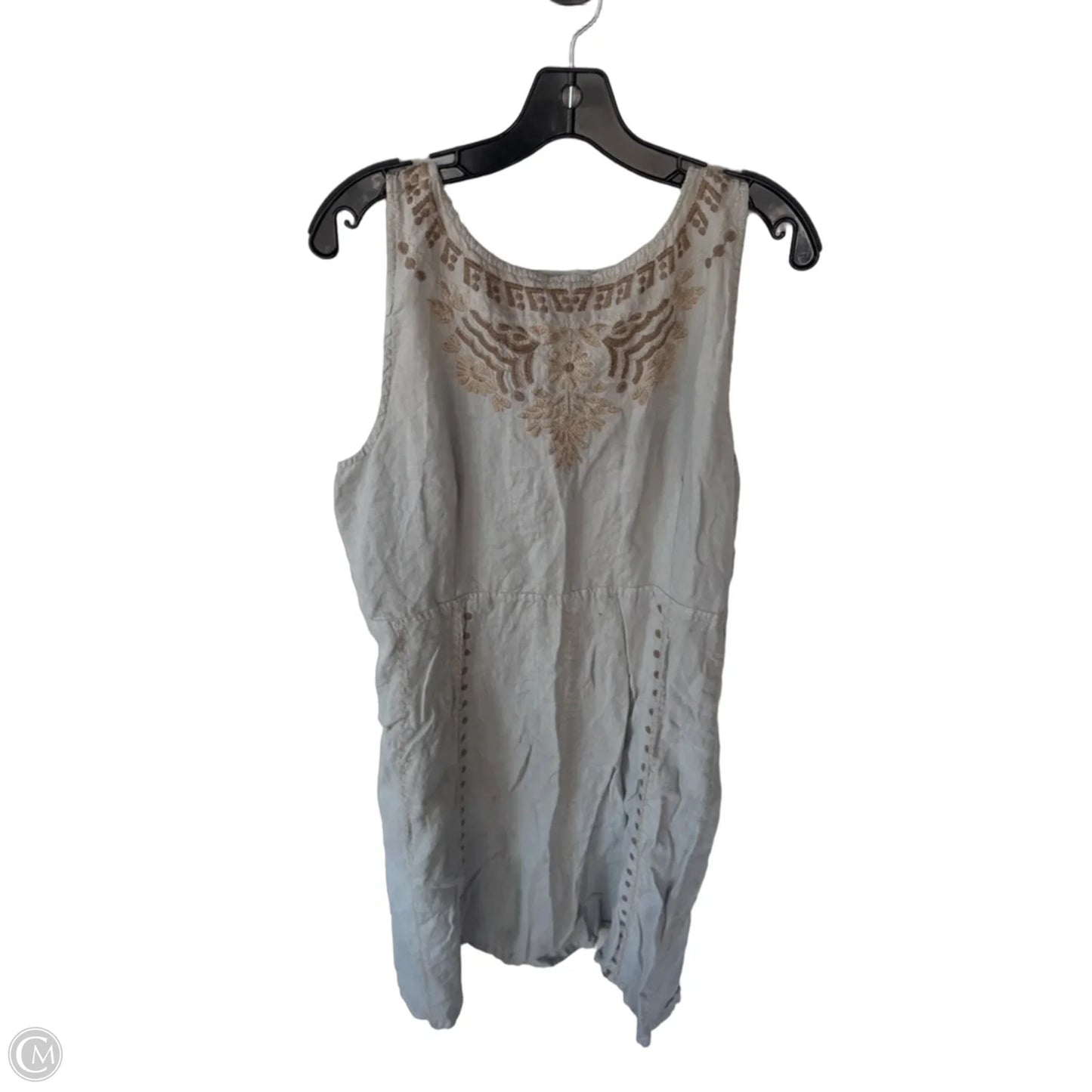 Dress Designer By Johnny Was In Grey & Tan, Size: Xxl