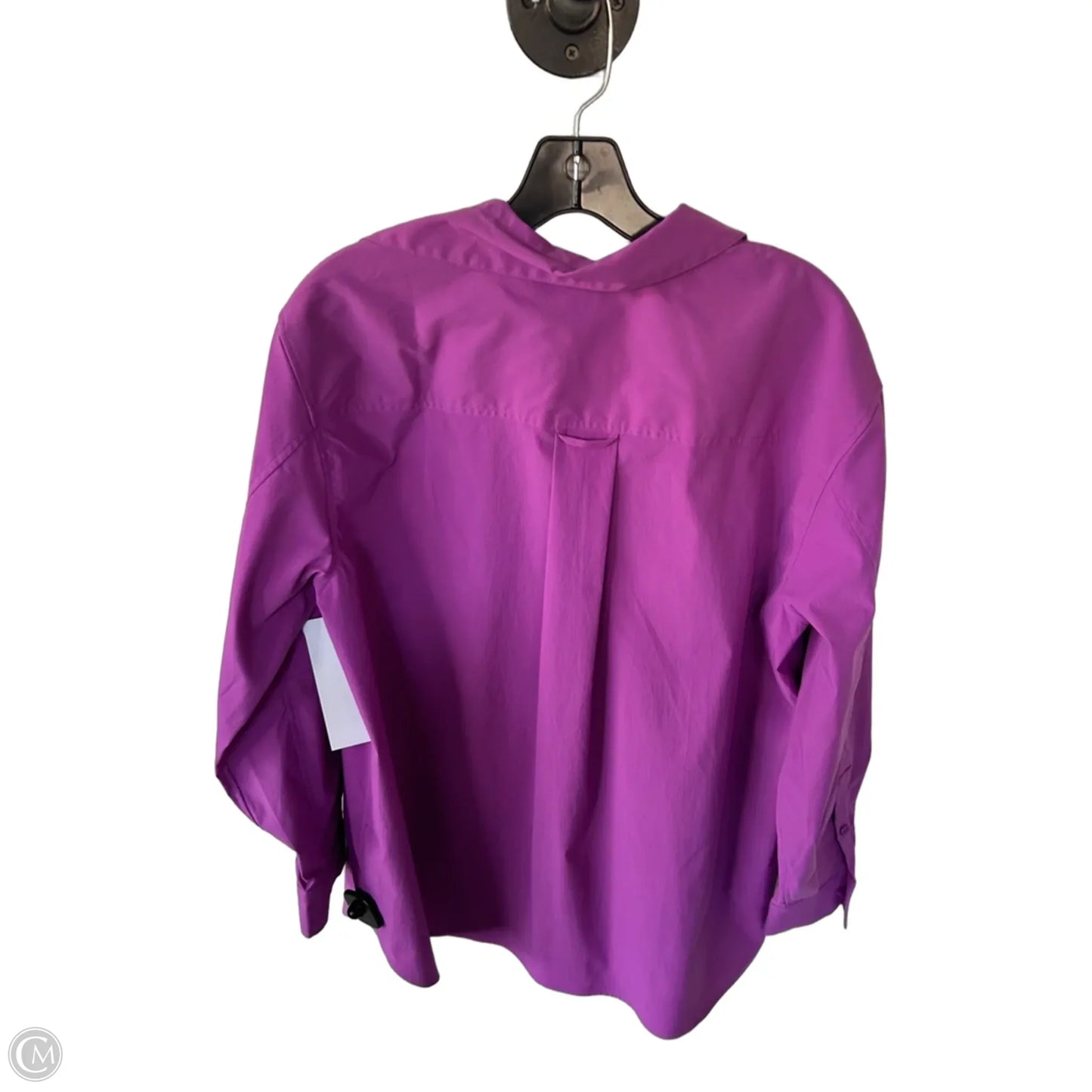 Top Long Sleeve By Athleta In Purple, Size: S