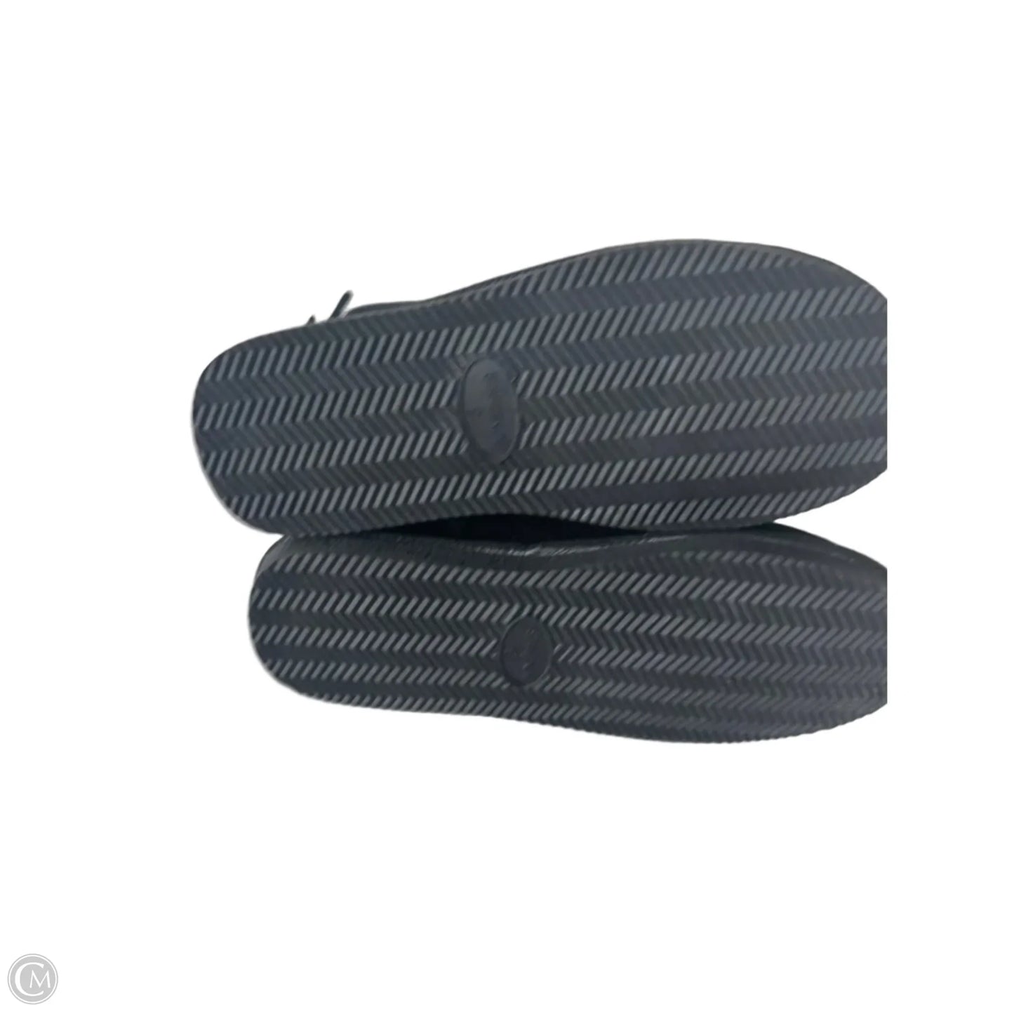 Boots Mid-calf Flats By Clothes Mentor In Black, Size: 9