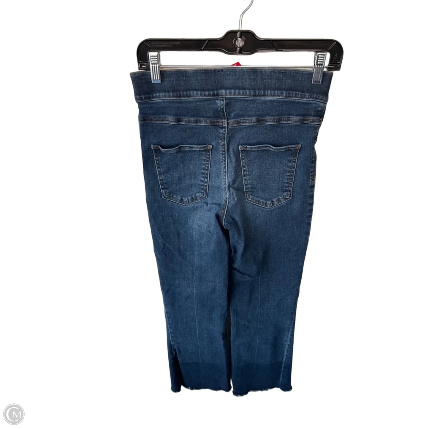 Jeans Straight By Spanx In Blue Denim, Size: 4