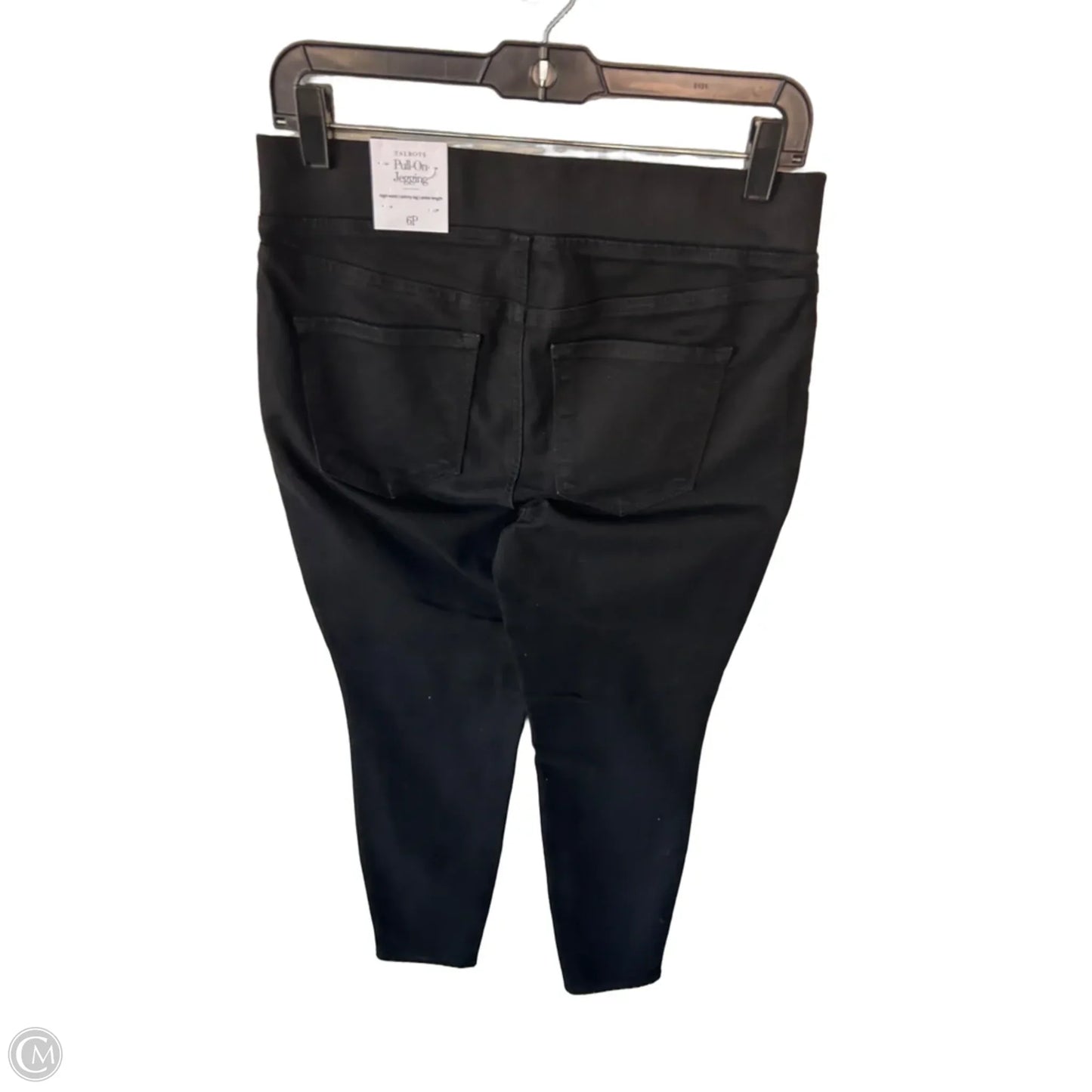 Jeans Jeggings By Talbots In Black Denim, Size: 6p