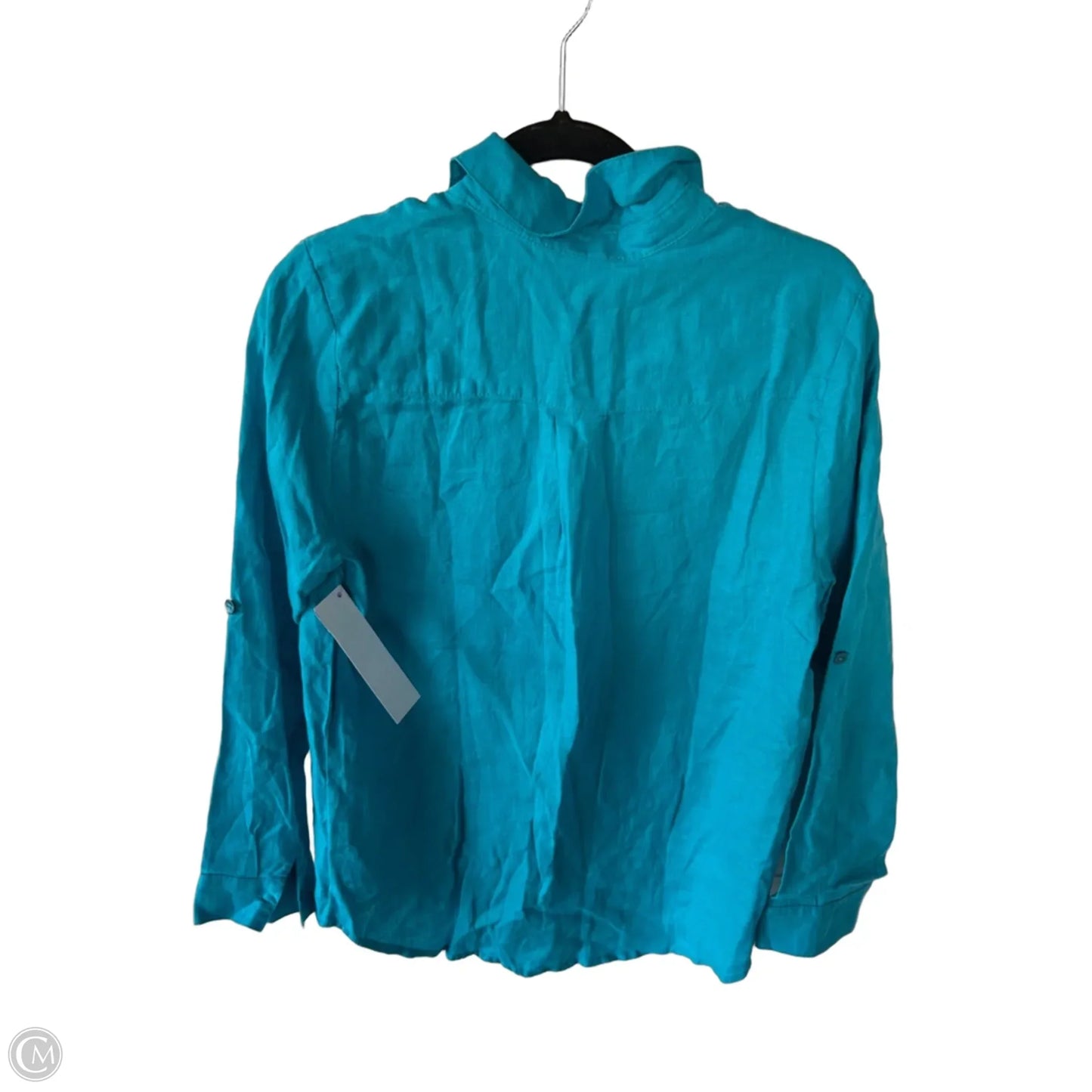 Top Long Sleeve By Clothes Mentor In Blue, Size: M