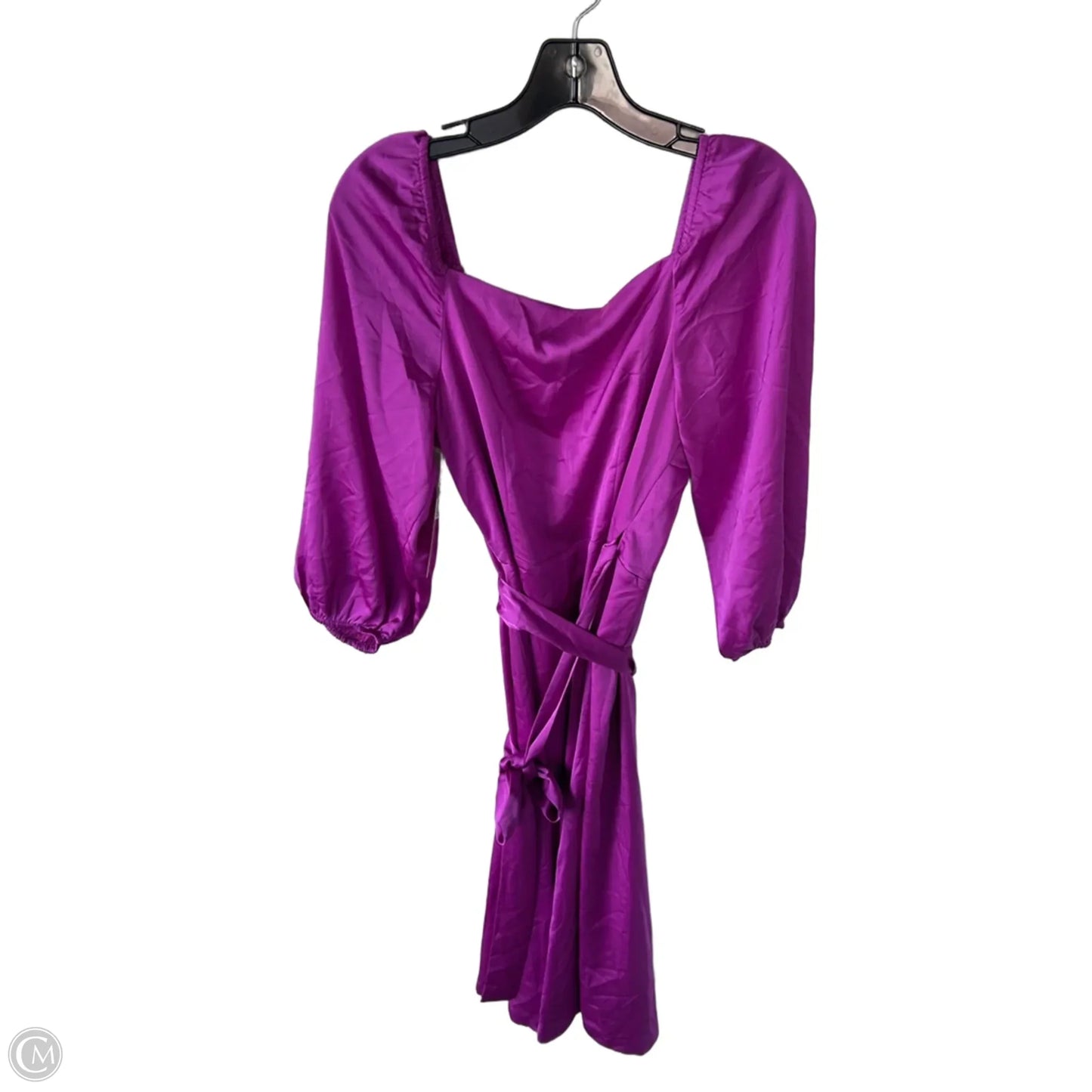 Dress Party Midi By Ann Taylor In Purple, Size: Xs