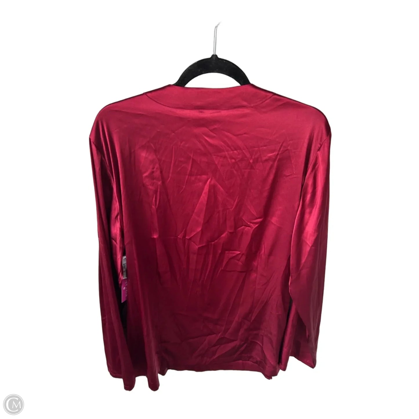 Top Long Sleeve By Chicos In Red, Size: Xl