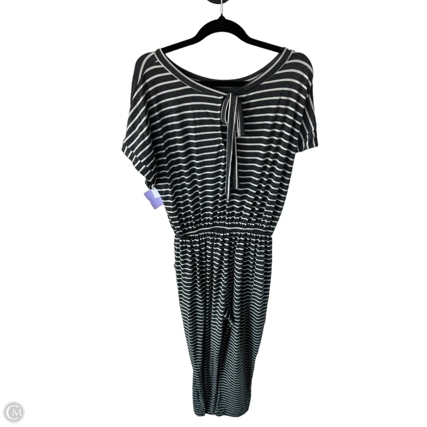 Jumpsuit By Gilli In Grey & White, Size: L