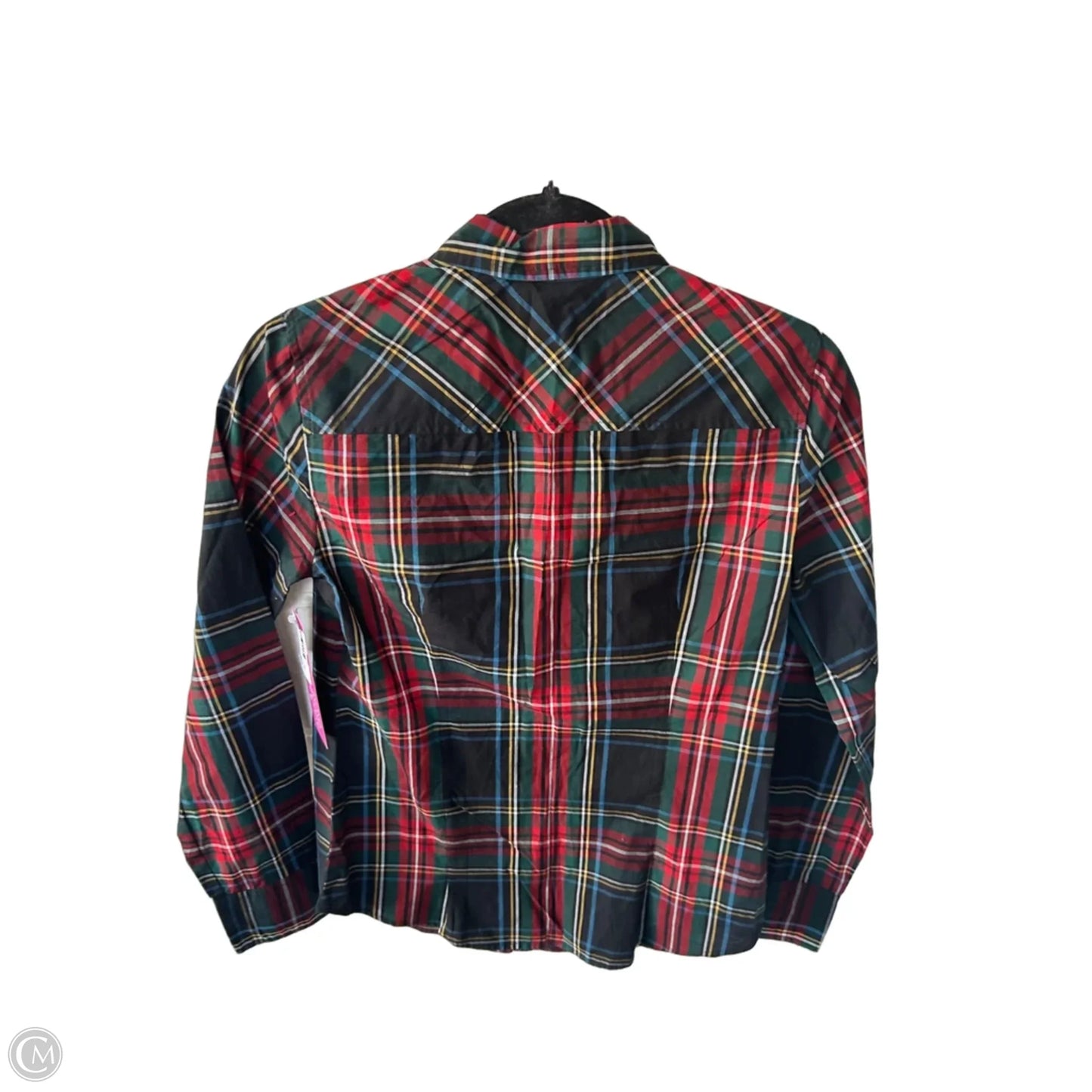 Top Long Sleeve By J. Crew In Black & Red, Size: Xs