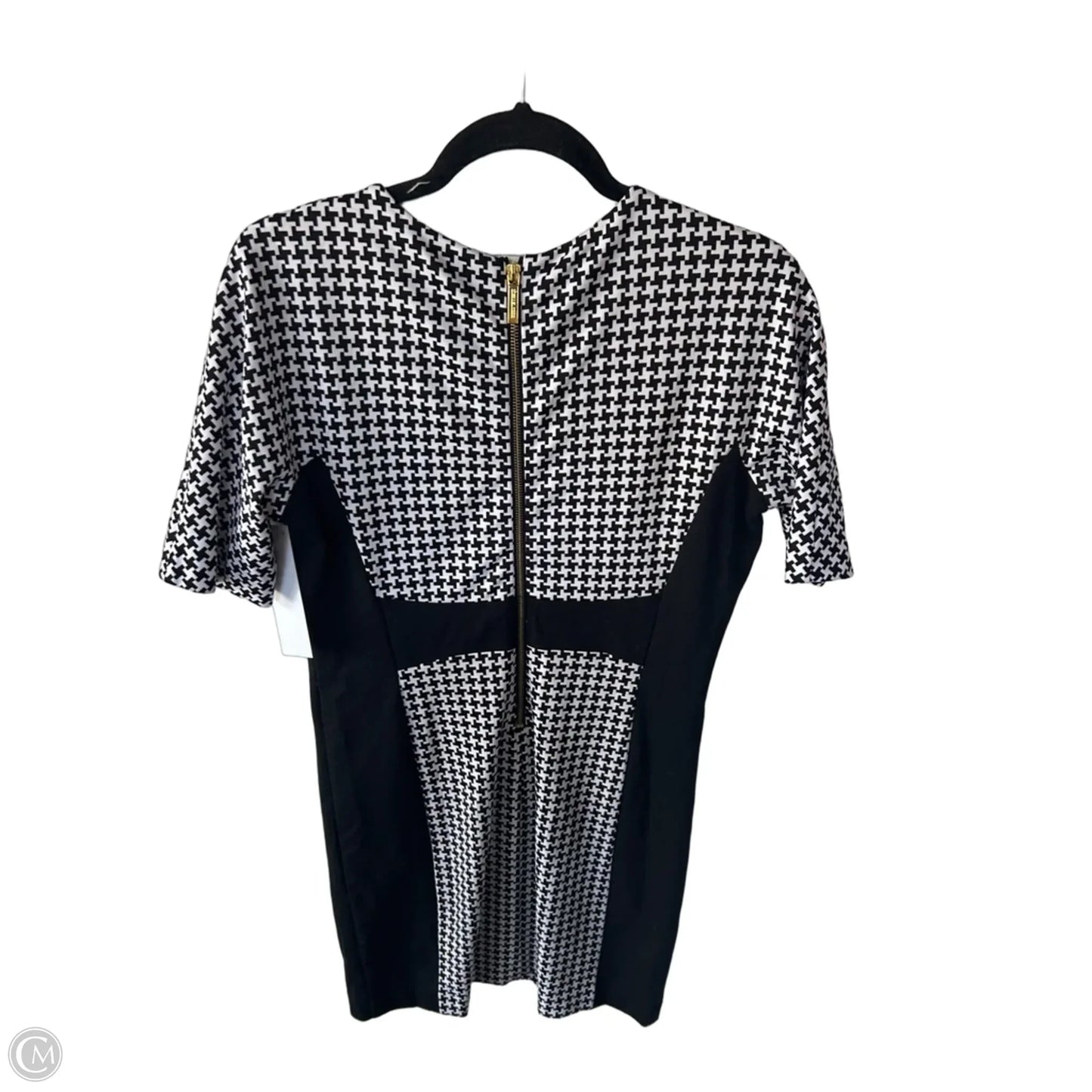 Dress Work By Michael By Michael Kors In Black & White, Size: M