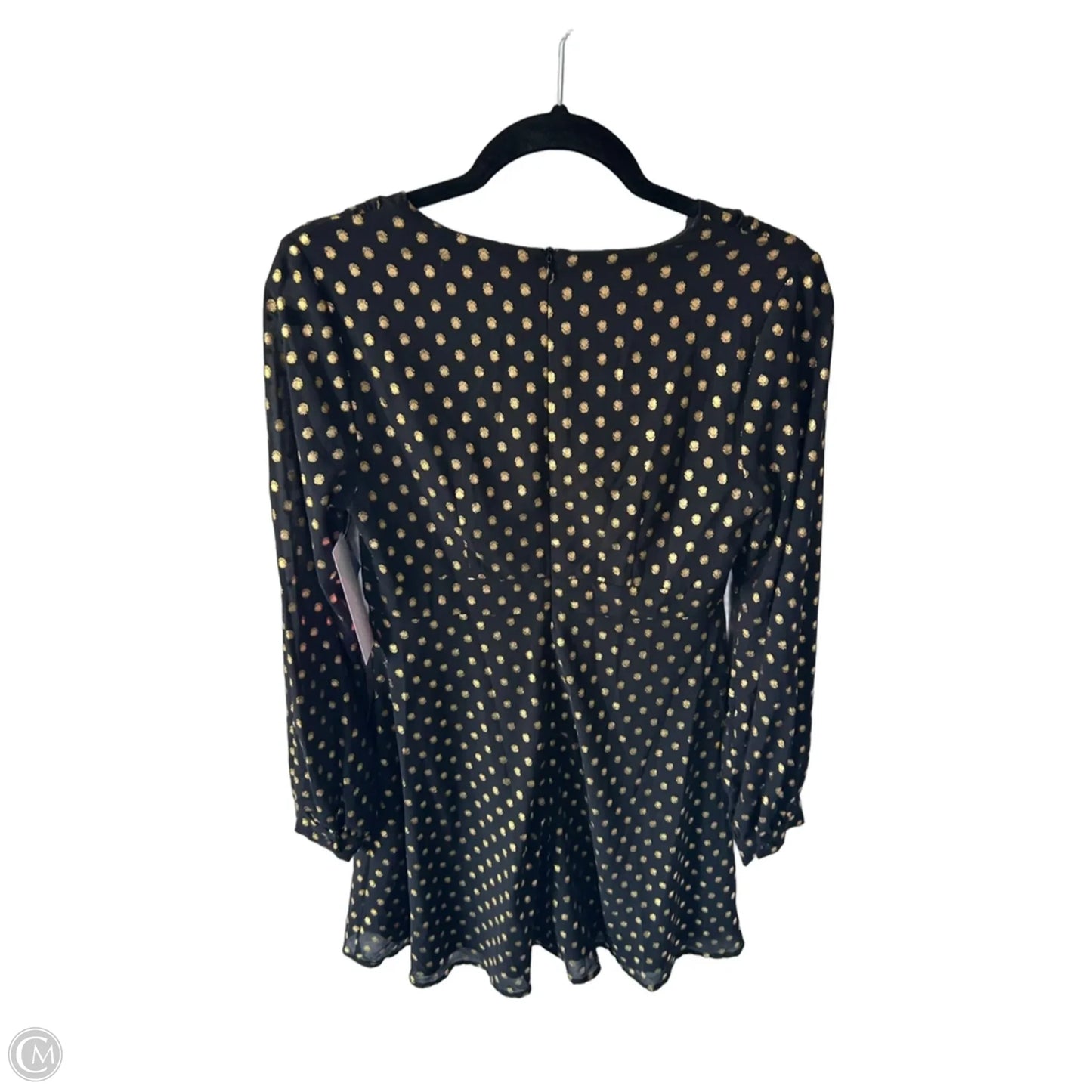 Dress Party Short By Altard State In Black & Gold, Size: S