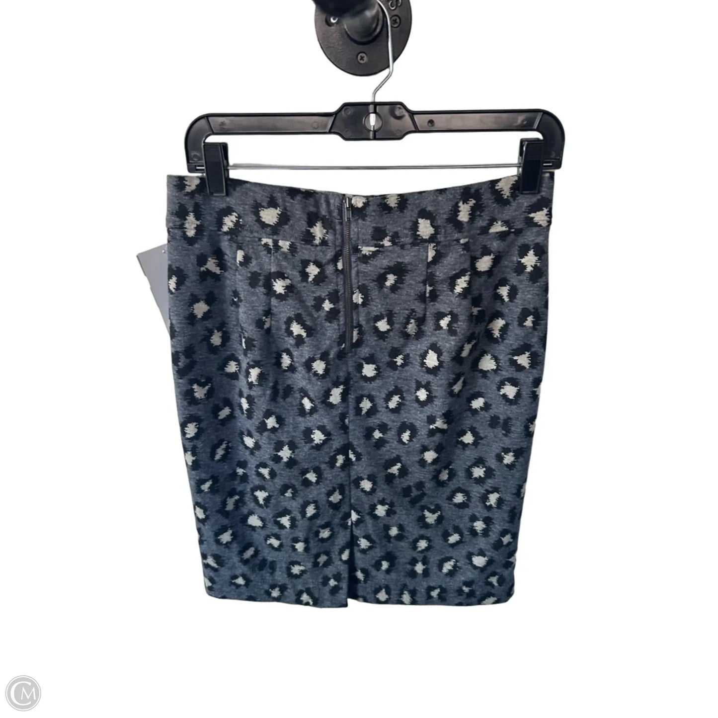 Skirt Mini & Short By Loft In Grey & Tan, Size: 8p