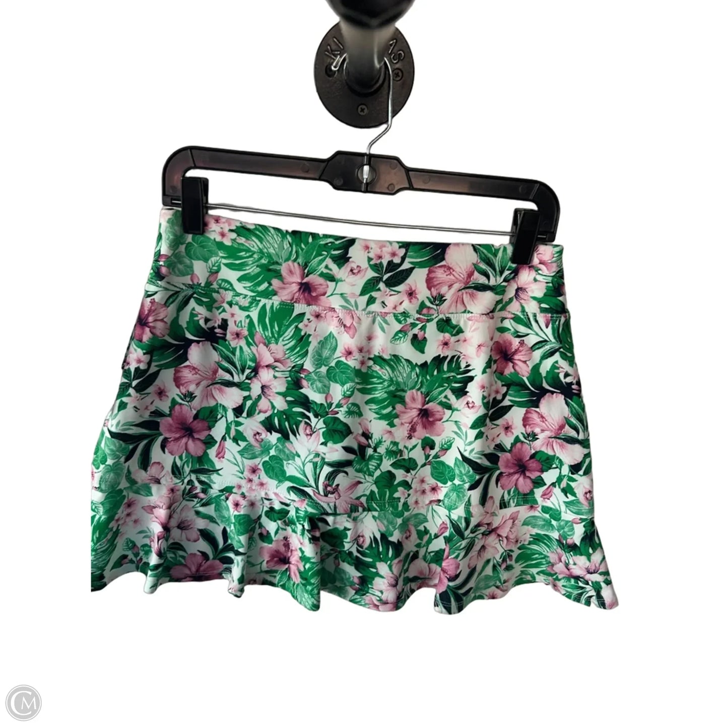Athletic Skort By Tommy Bahama In Green & Pink, Size: 8