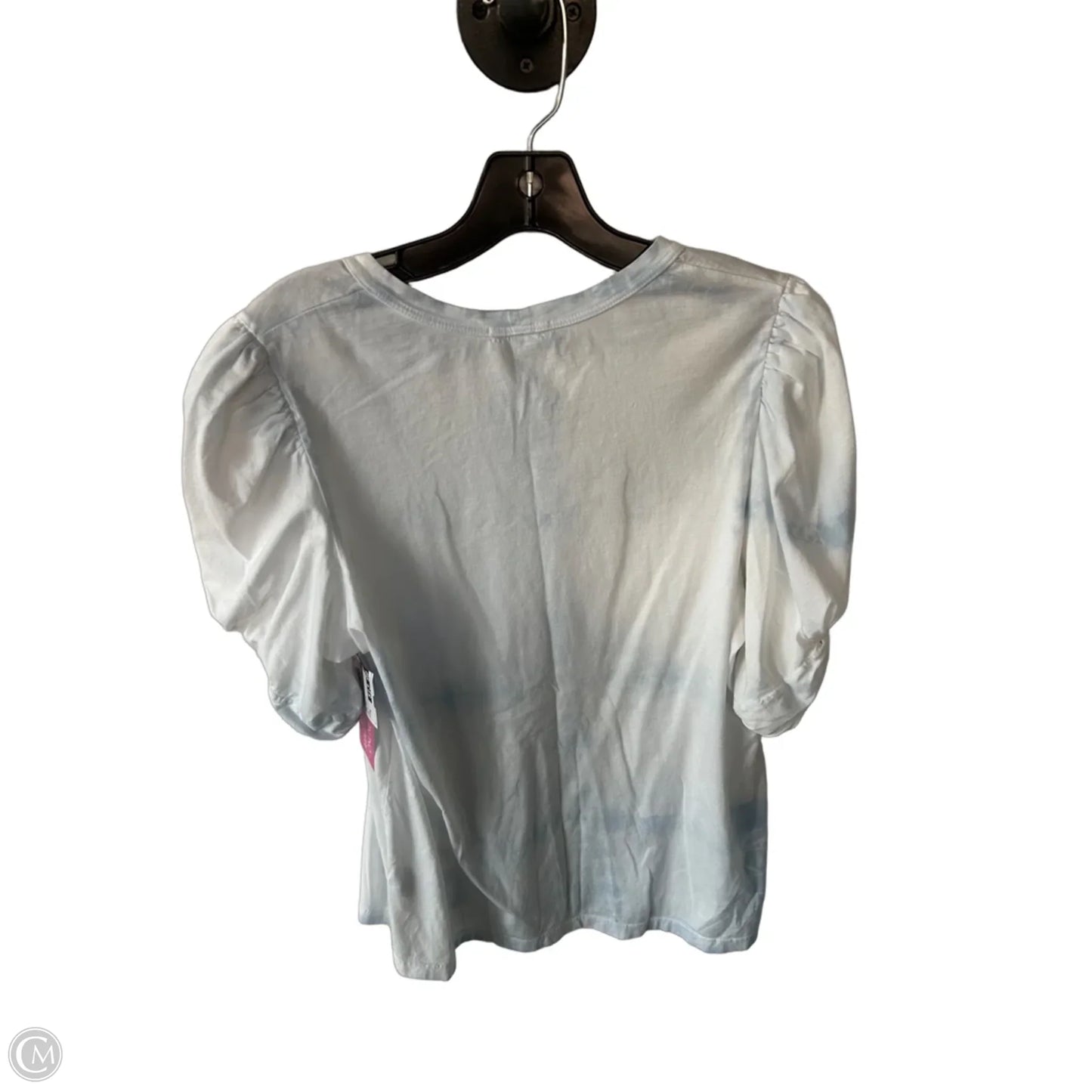 Top Short Sleeve By Alc In Blue & White, Size: Xl