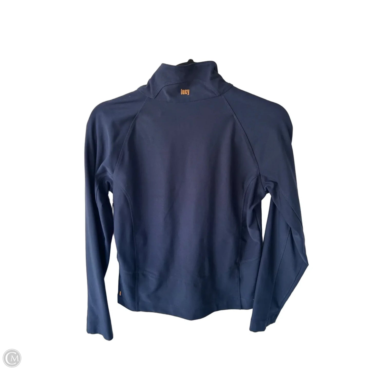 Athletic Jacket By Lucy In Blue, Size: M