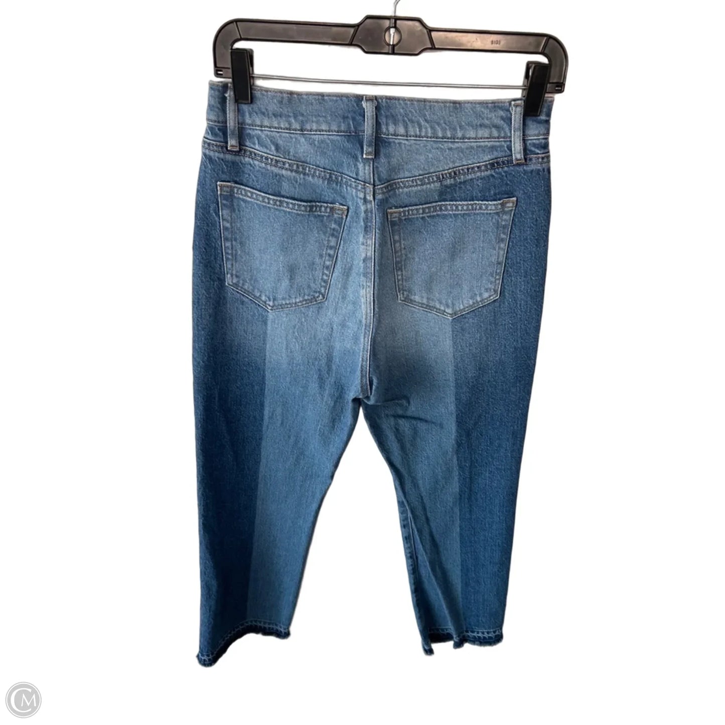 Jeans Straight By Loft In Blue Denim, Size: 6p