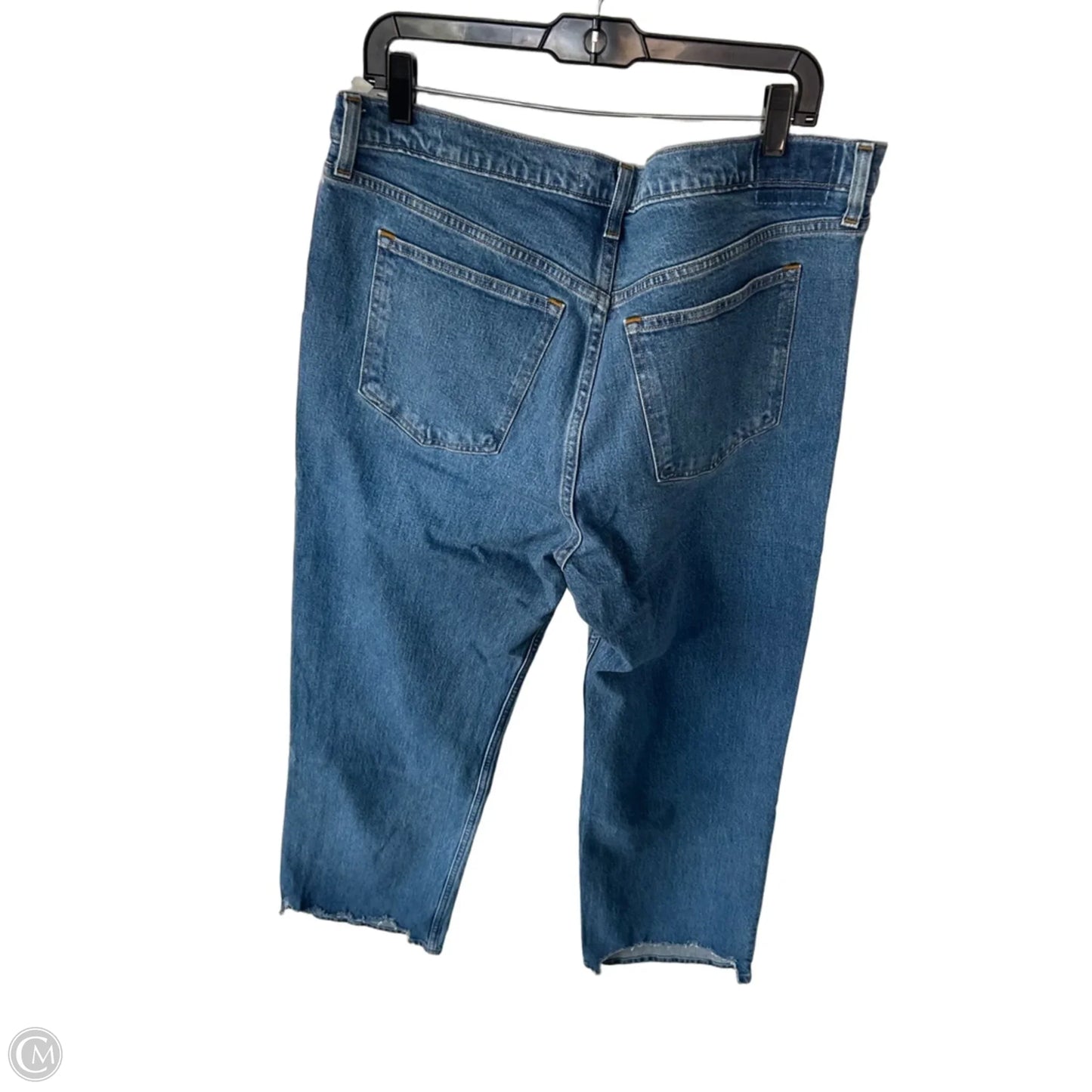 Jeans Straight By Abercrombie And Fitch In Blue Denim, Size: 16