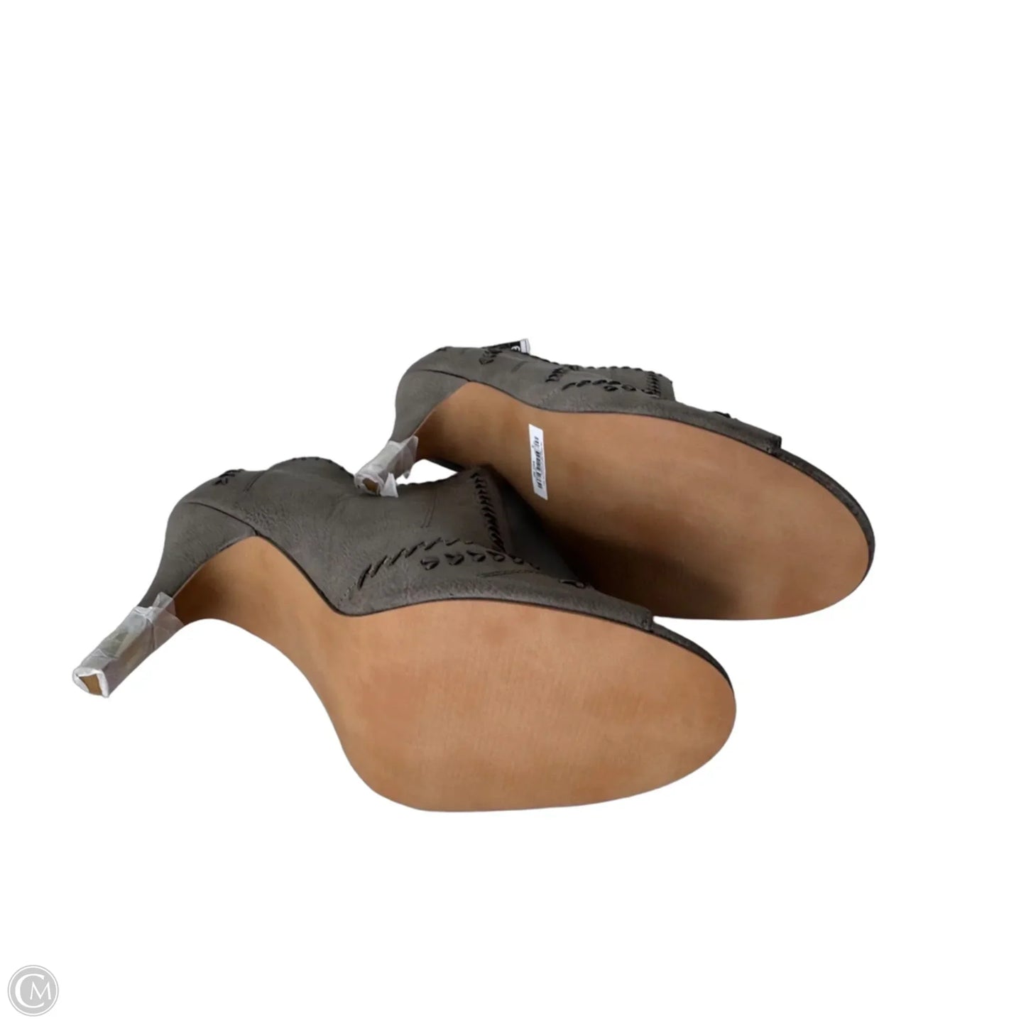 Sandals Heels Block By Torrid In Grey, Size: 9
