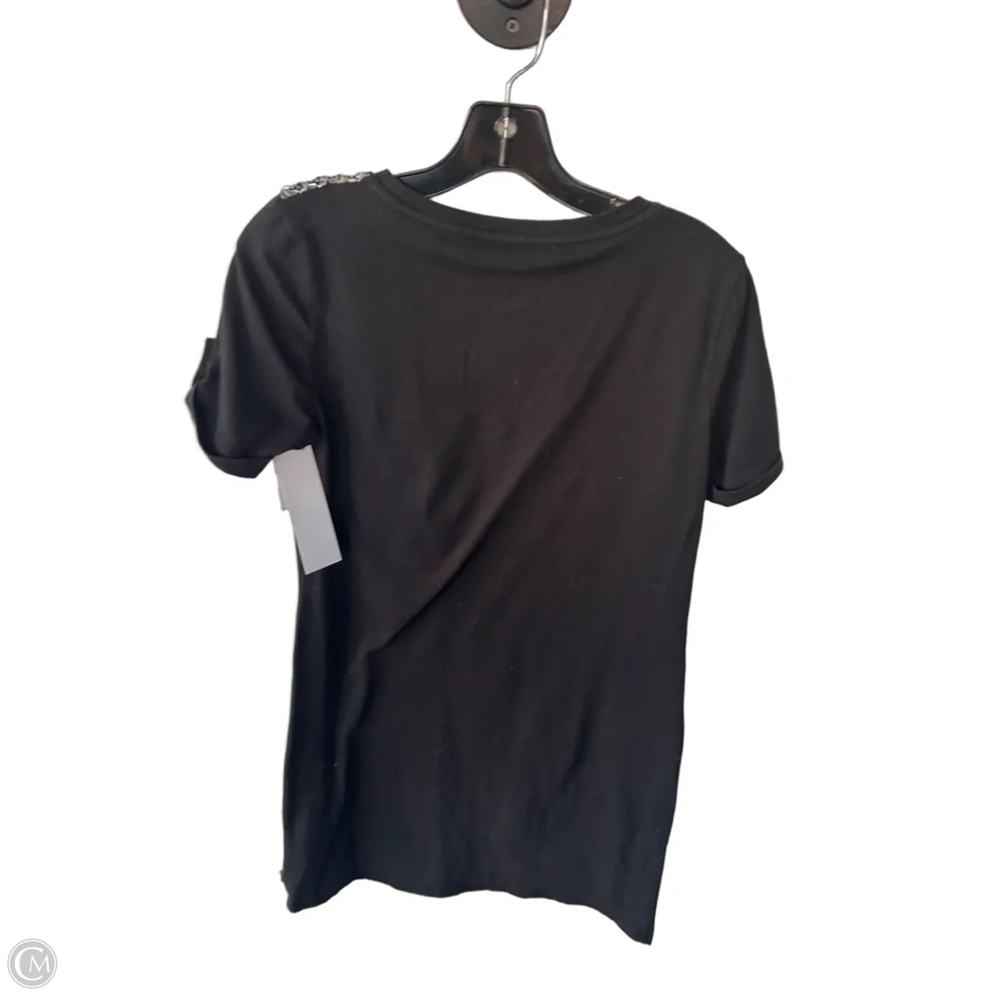 Dress Designer By Karl Lagerfeld In Black & Silver, Size: Xs