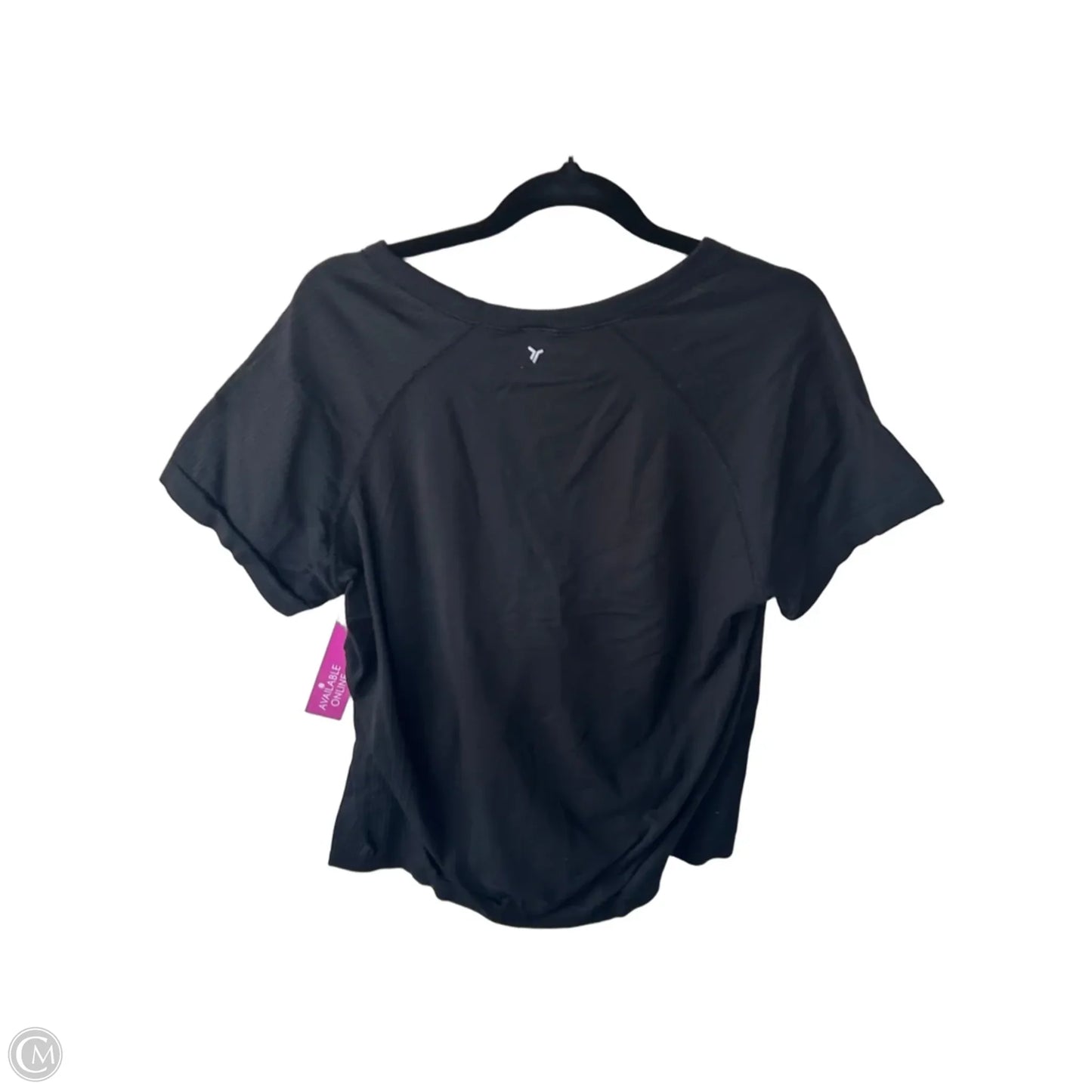Athletic Top Short Sleeve By Old Navy In Black, Size: Xxl