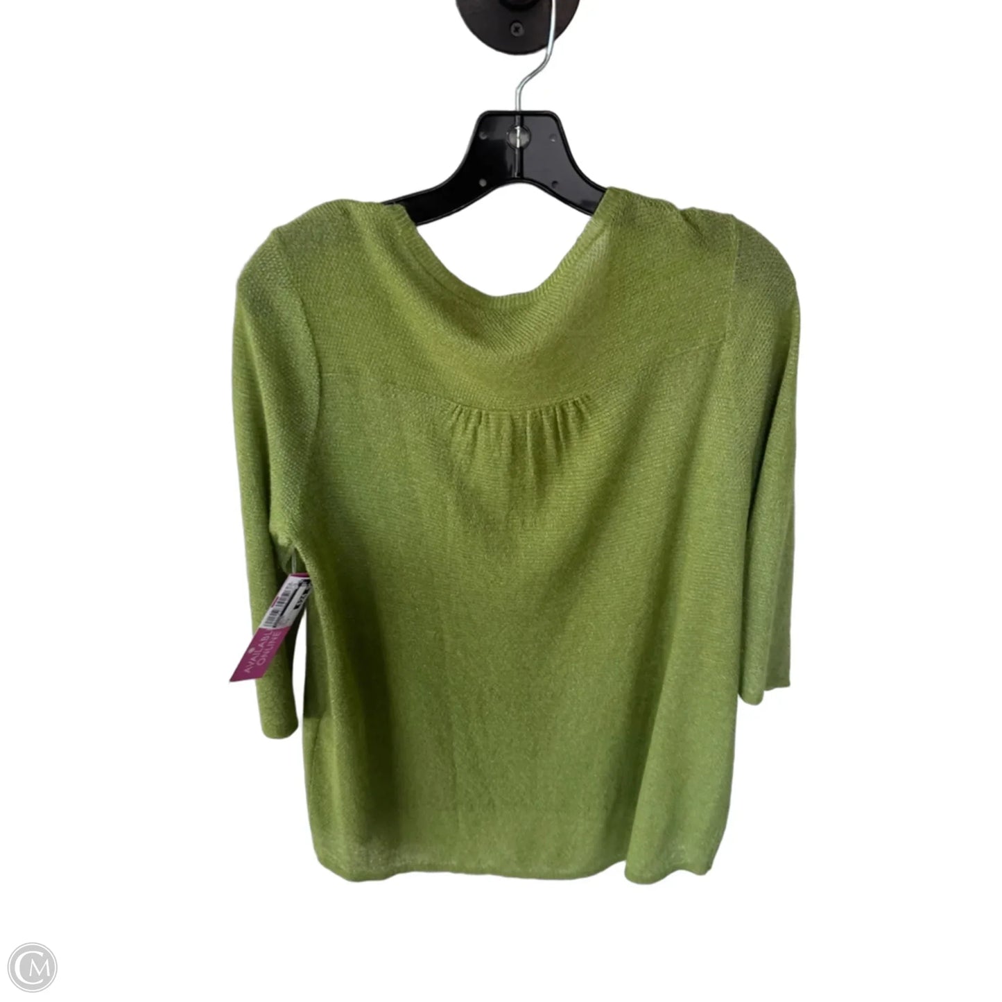 Sweater By Chicos In Green, Size: M