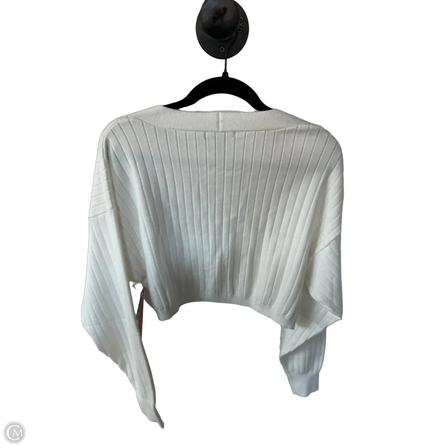 Sweater Cardigan By Forever 21 In White, Size: S