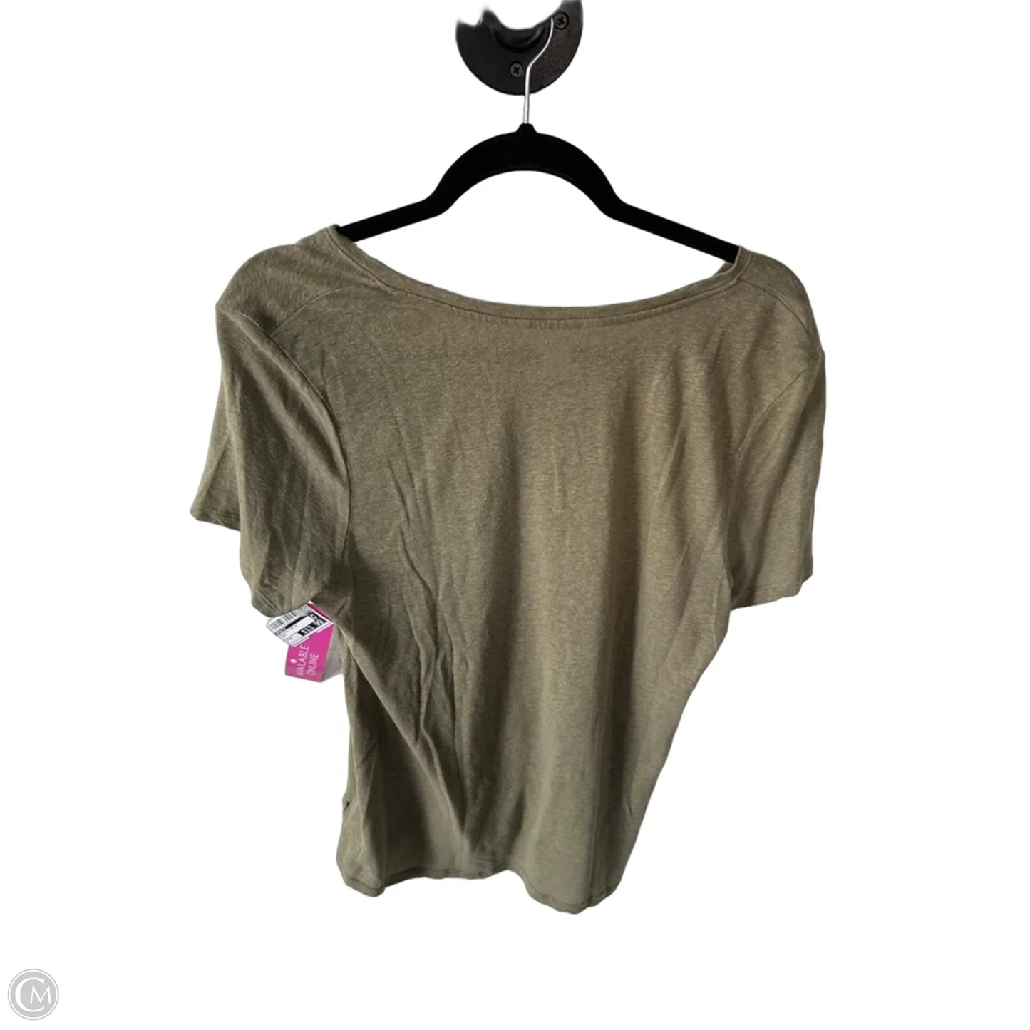 Athletic Top Short Sleeve By Athleta In Green, Size: M