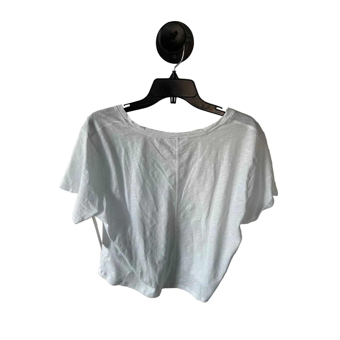 Athletic Top Short Sleeve By Athleta In White, Size: L