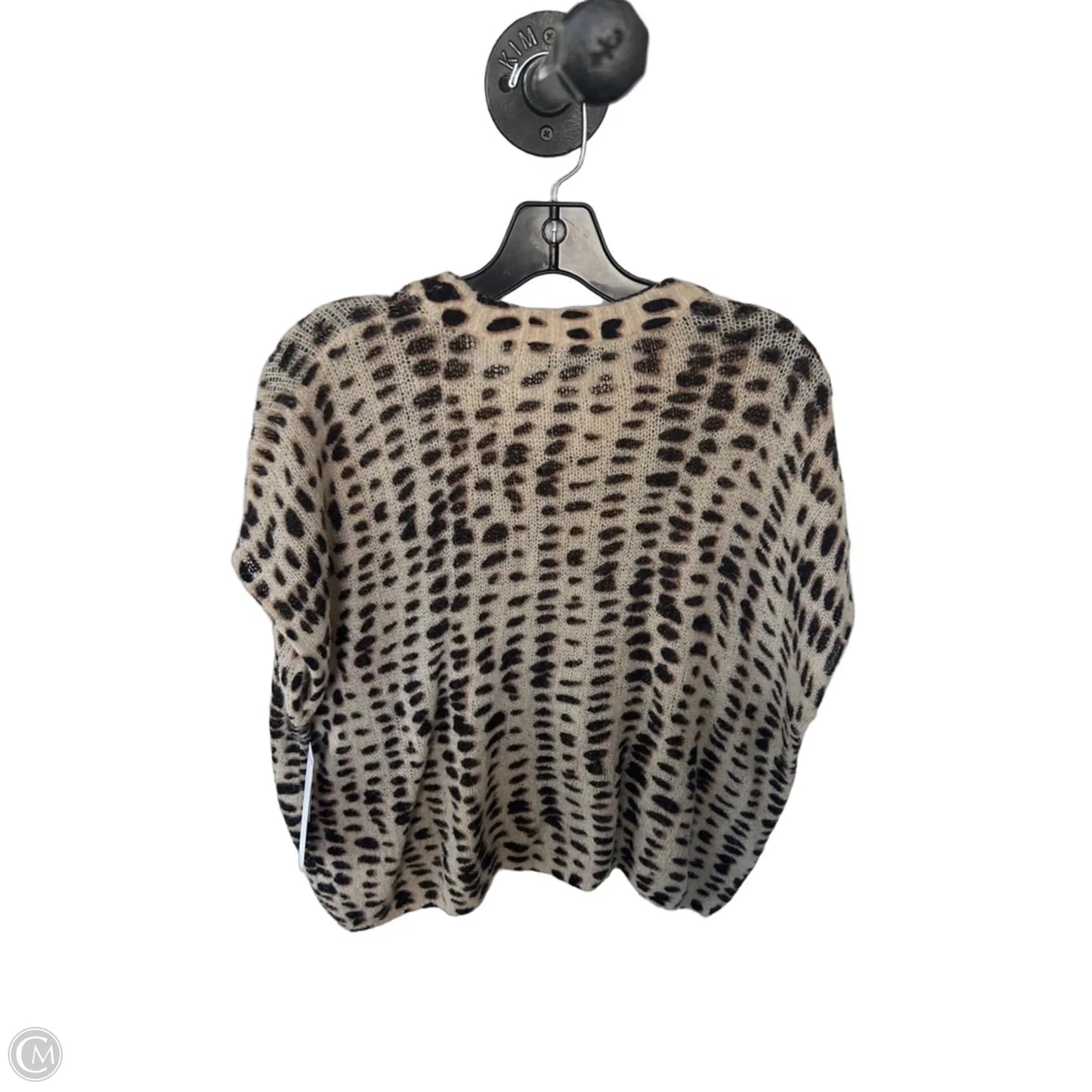 Vest Sweater By Lna In Black & Tan, Size: M