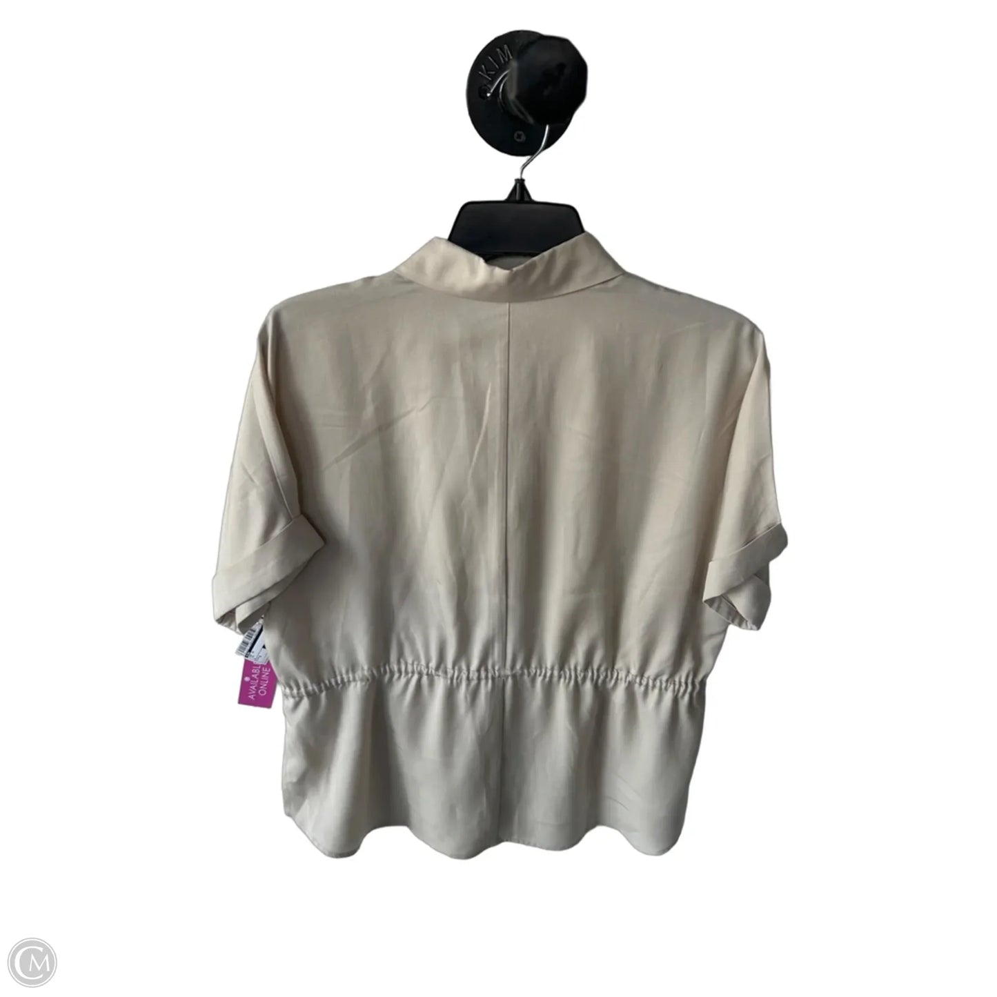 Top Short Sleeve By Lna In Tan, Size: S