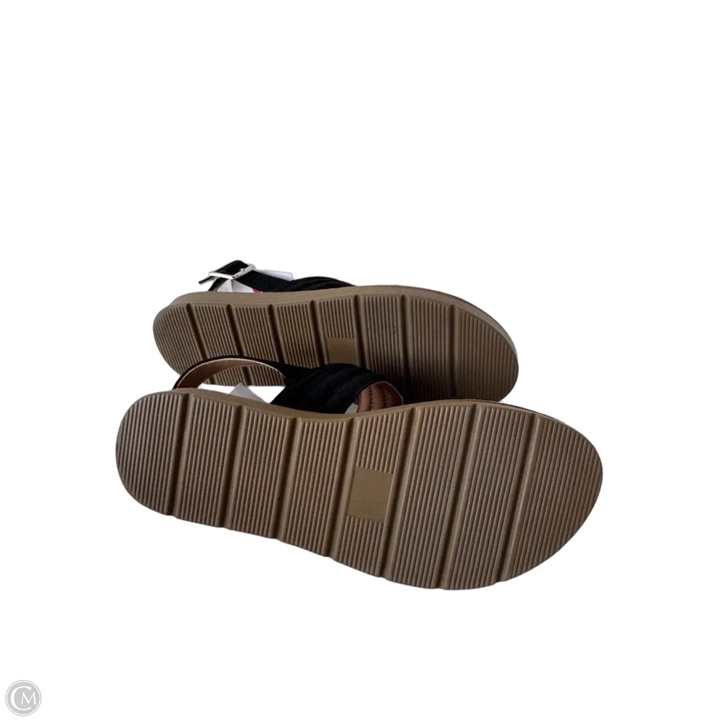 Sandals Flats By Soda In Black, Size: 7.5