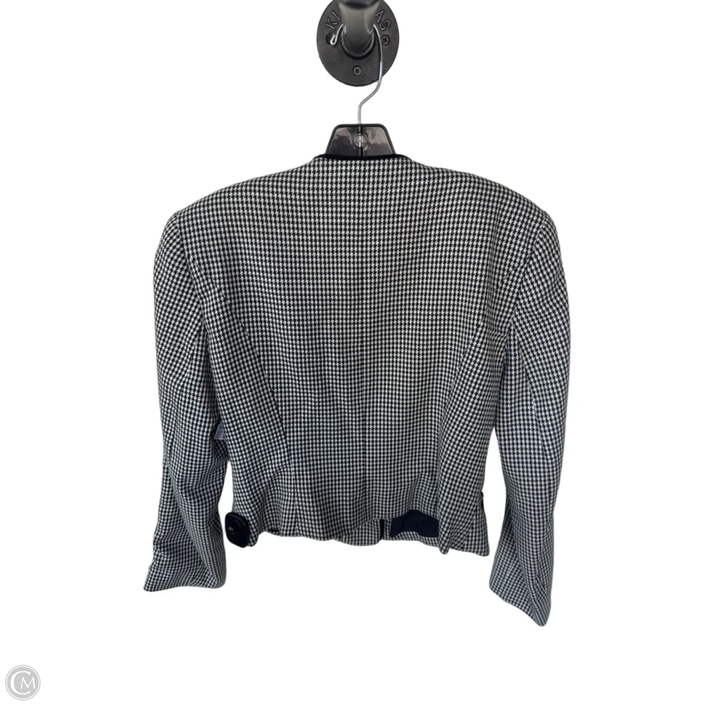 Blazer Designer By Neiman Marcus In Black & White, Size: S