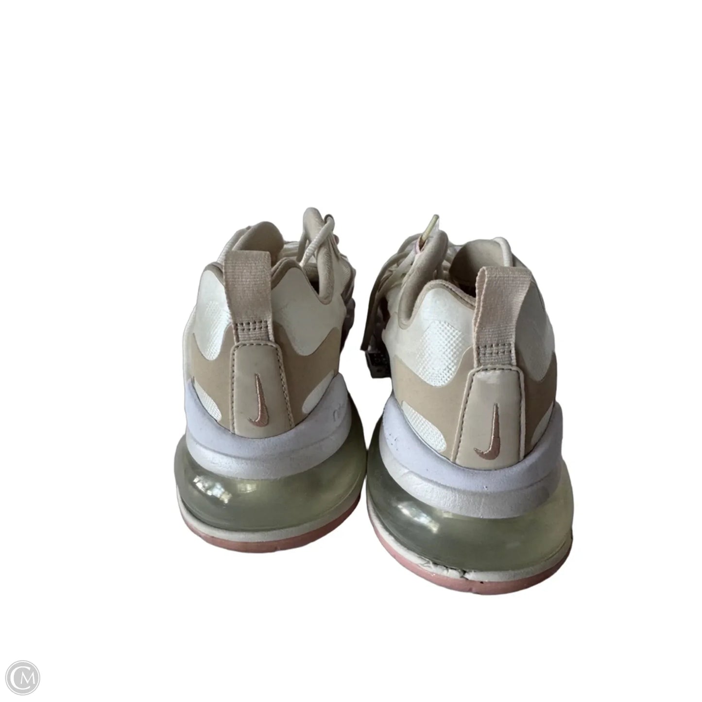 Shoes Sneakers By Nike In Tan & White, Size: 9.5