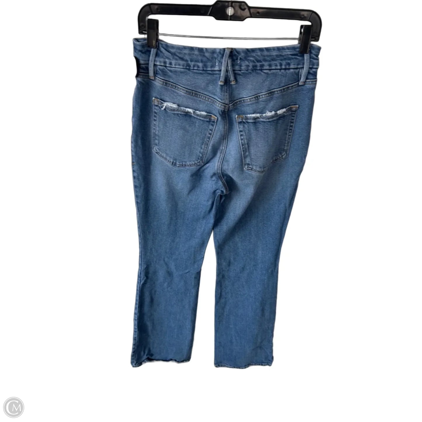 Jeans Boot Cut By Good American In Blue Denim, Size: 6