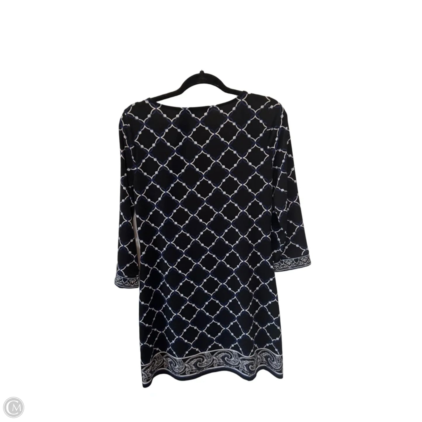 Dress Work By White House Black Market In Black & Blue, Size: S