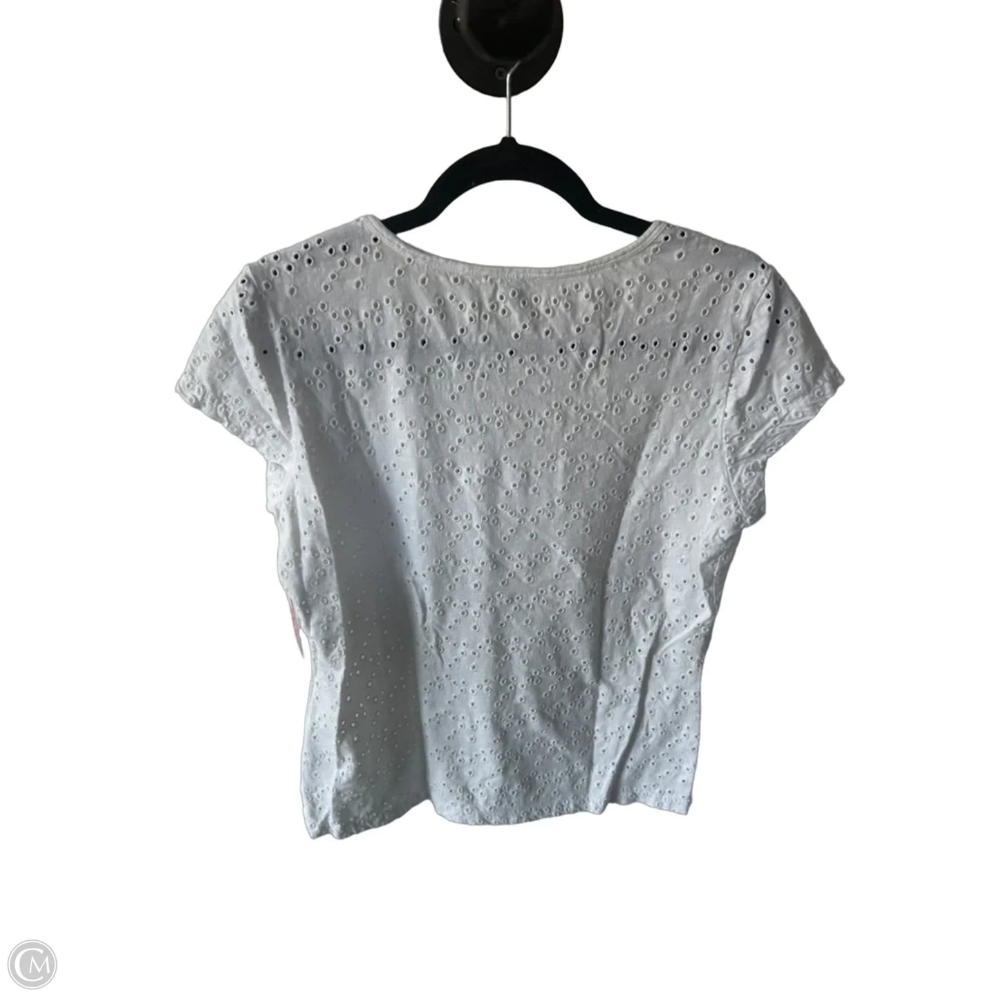 Top Short Sleeve By Sundance In White, Size: M