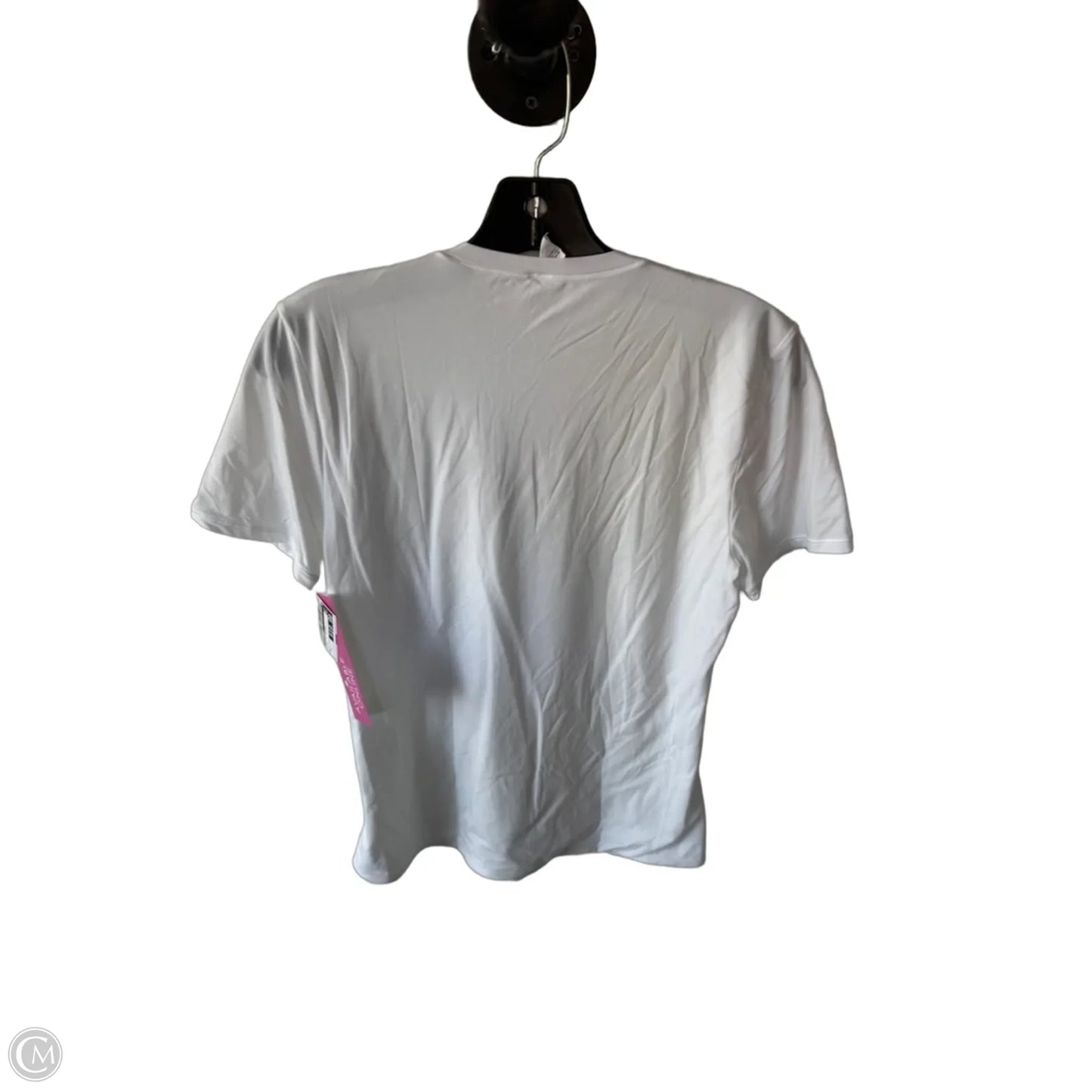 Athletic Top Short Sleeve By Lululemon In White, Size: L