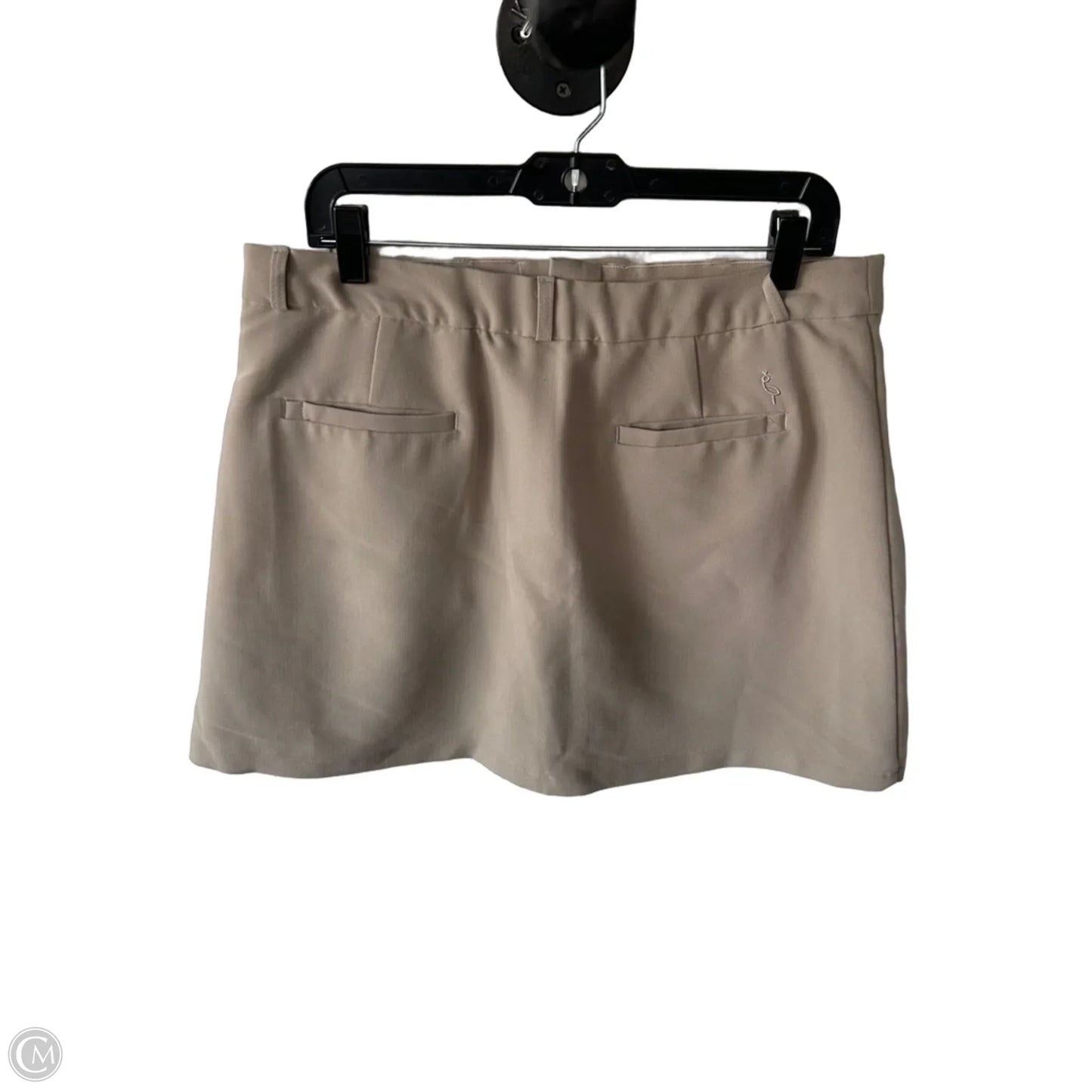 Athletic Skort By Cma In Tan, Size: L