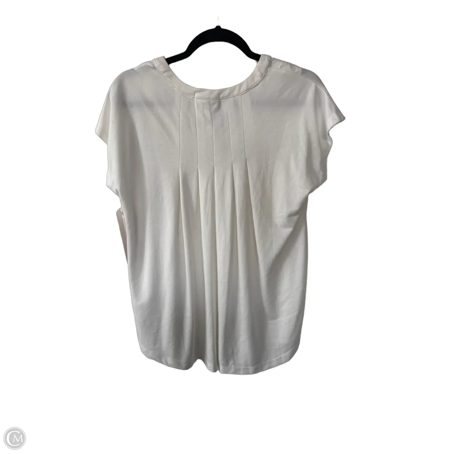 Top Short Sleeve By The Nines In White, Size: M