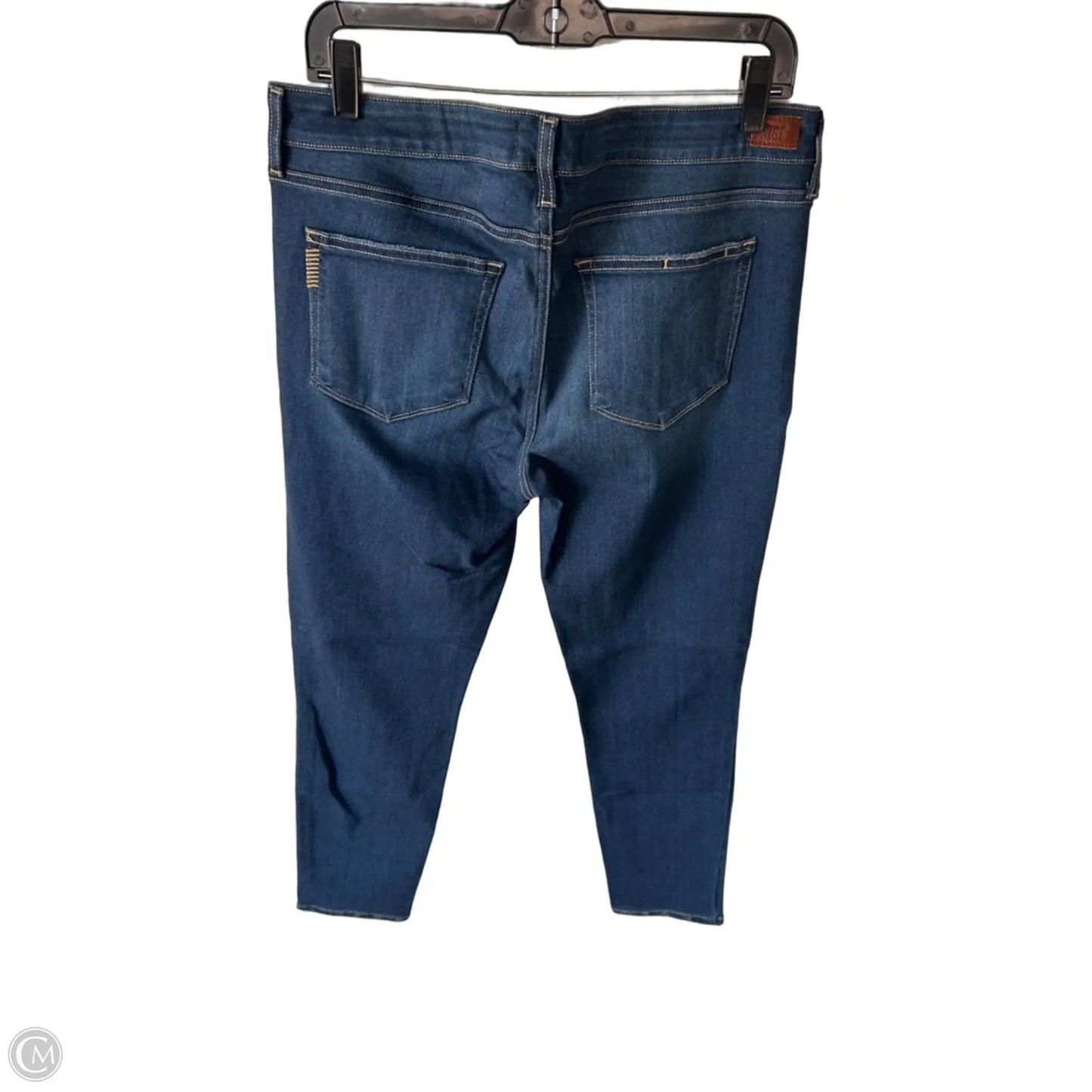 Jeans Skinny By Paige In Blue Denim, Size: 14