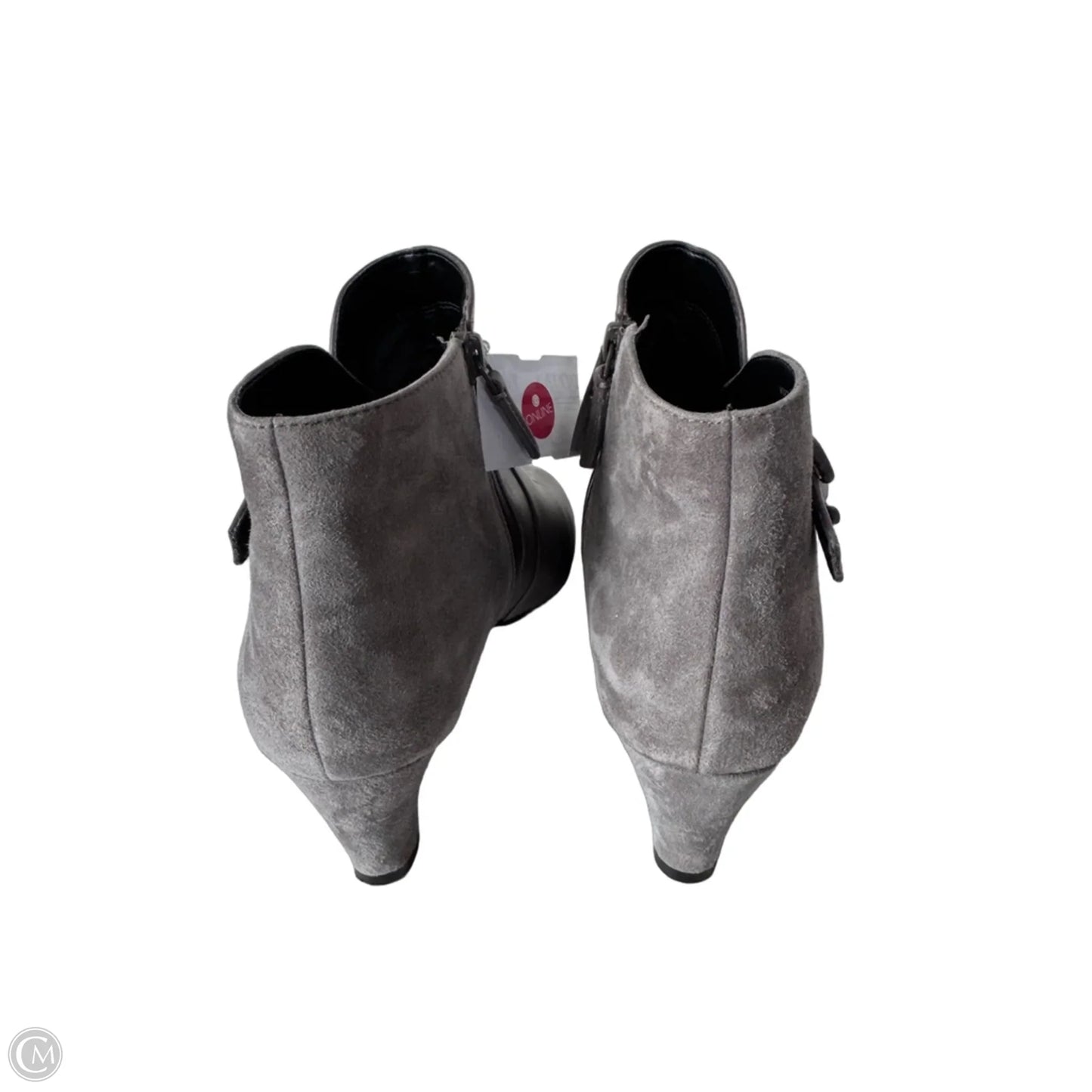 Boots Ankle Heels By Cole-haan In Grey, Size: 9