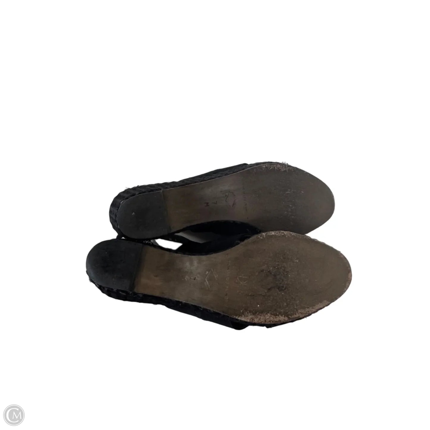 Sandals Heels Wedge By Donald Pliner In Black, Size: 7