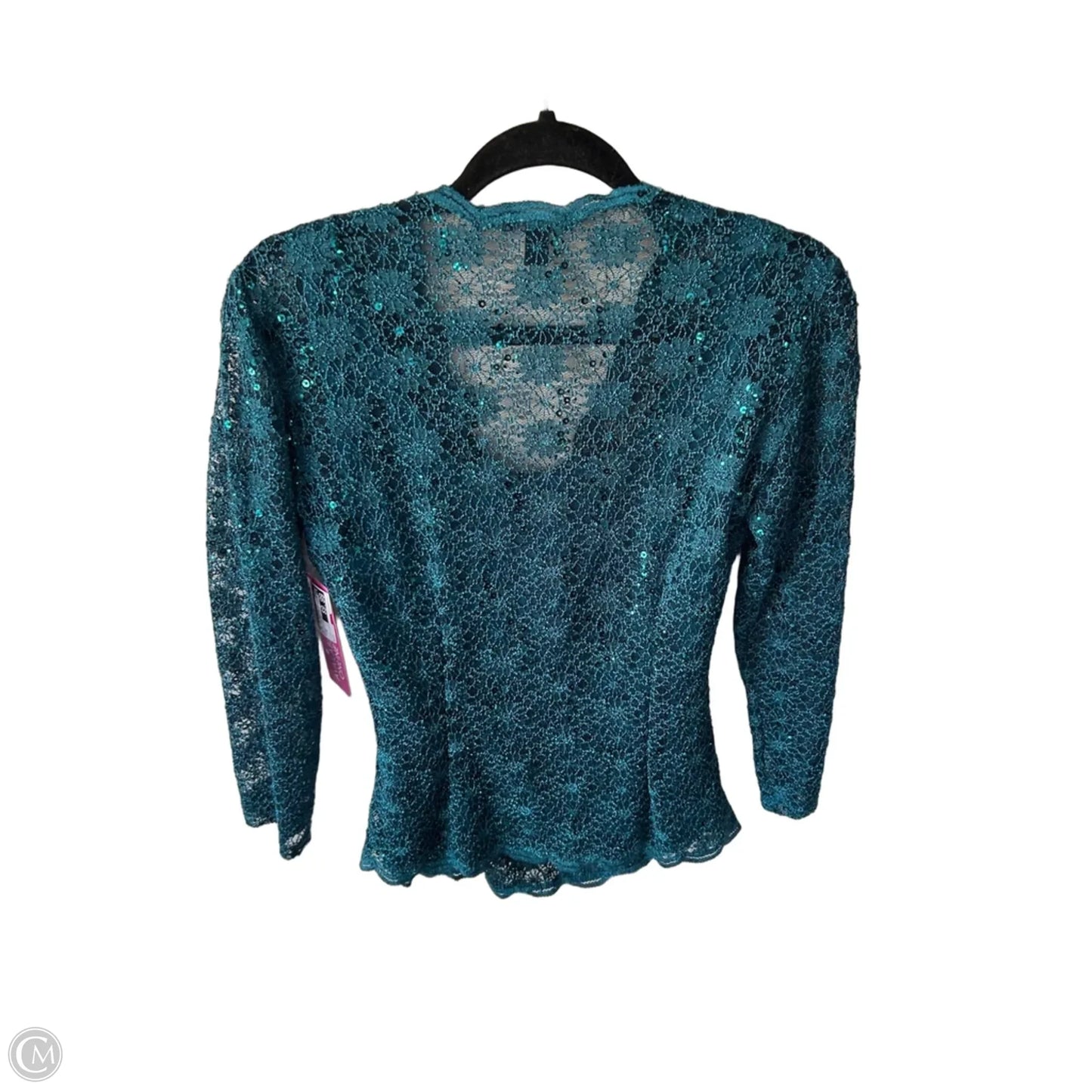 Top 3/4 Sleeve By Msk In Blue, Size: M