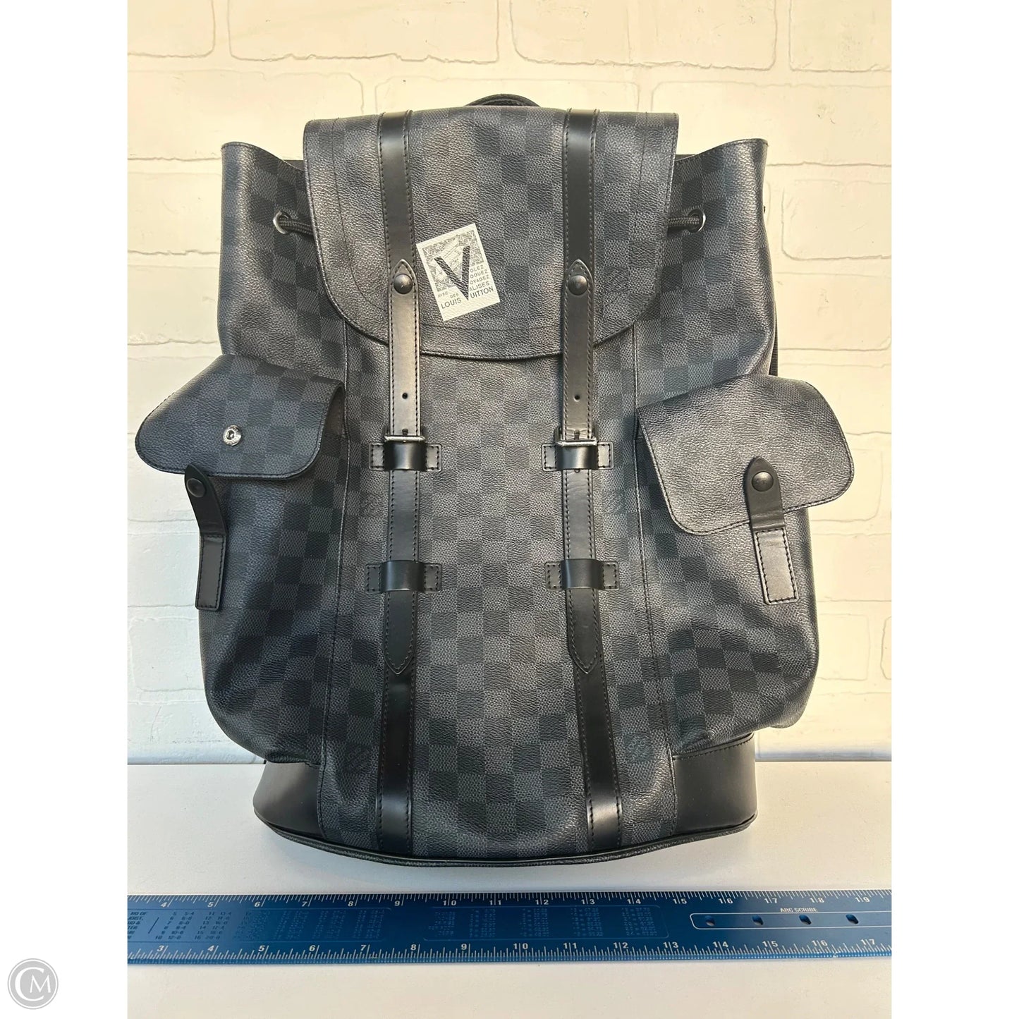 Backpack Luxury Designer By Louis Vuitton, Size: Large