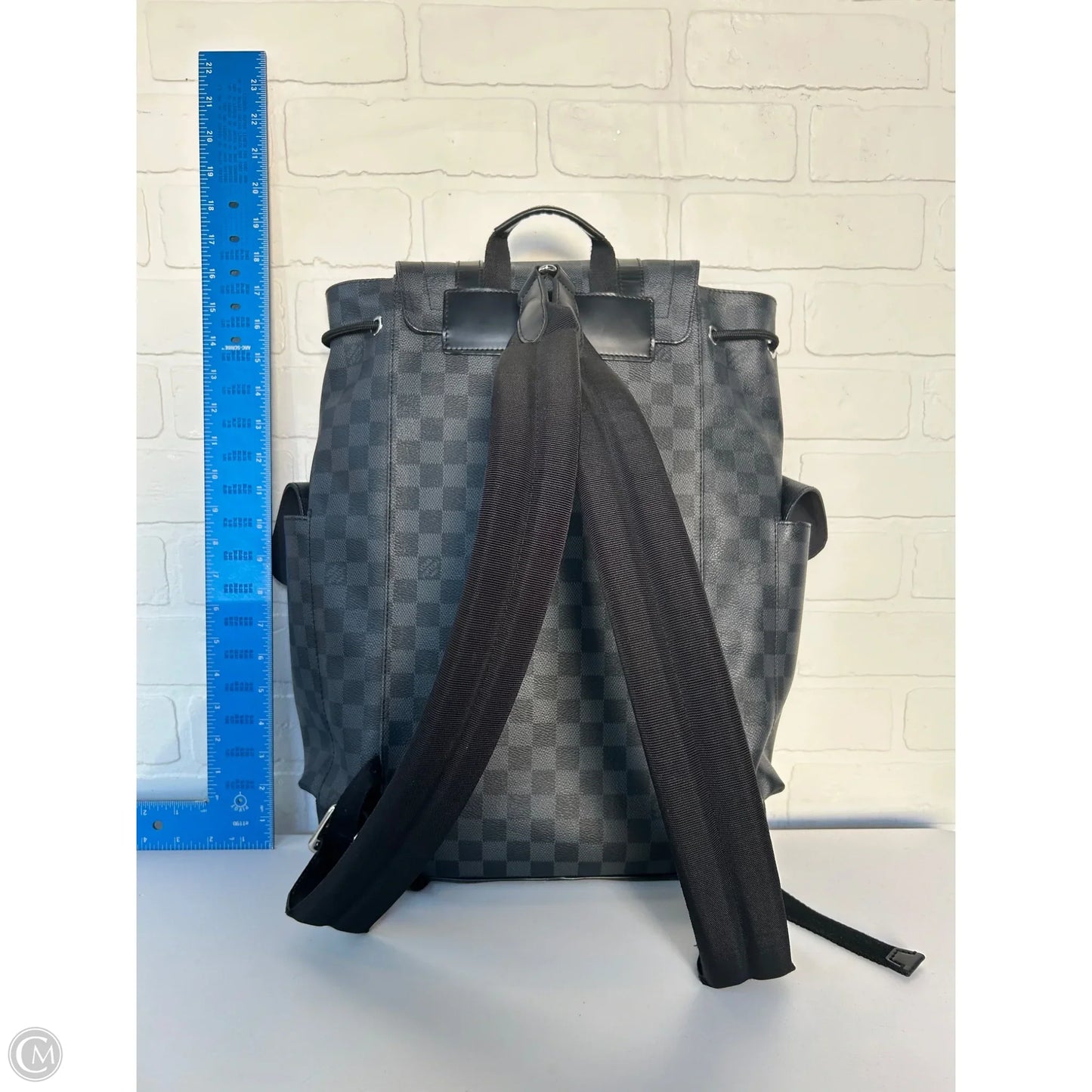 Backpack Luxury Designer By Louis Vuitton, Size: Large