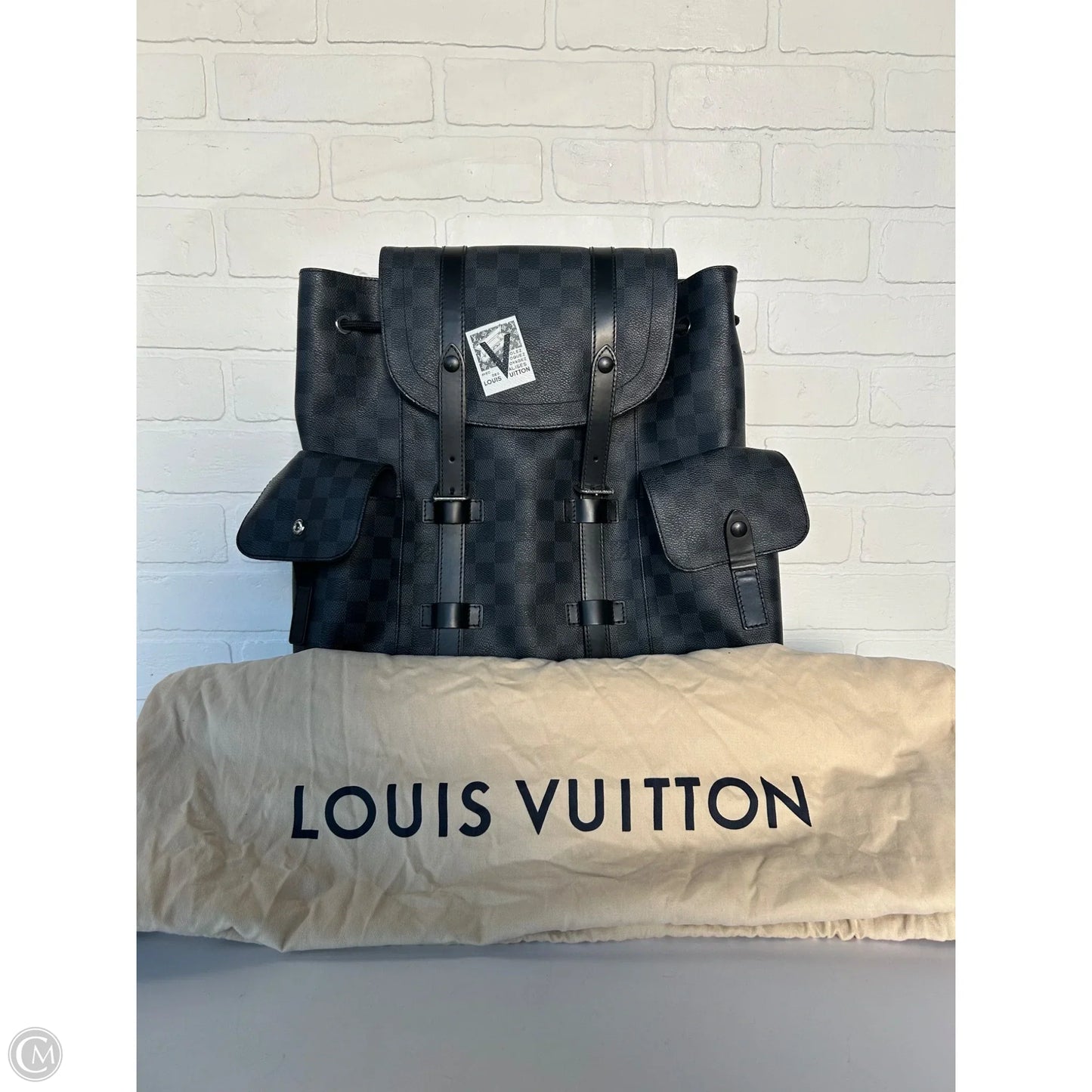 Backpack Luxury Designer By Louis Vuitton, Size: Large