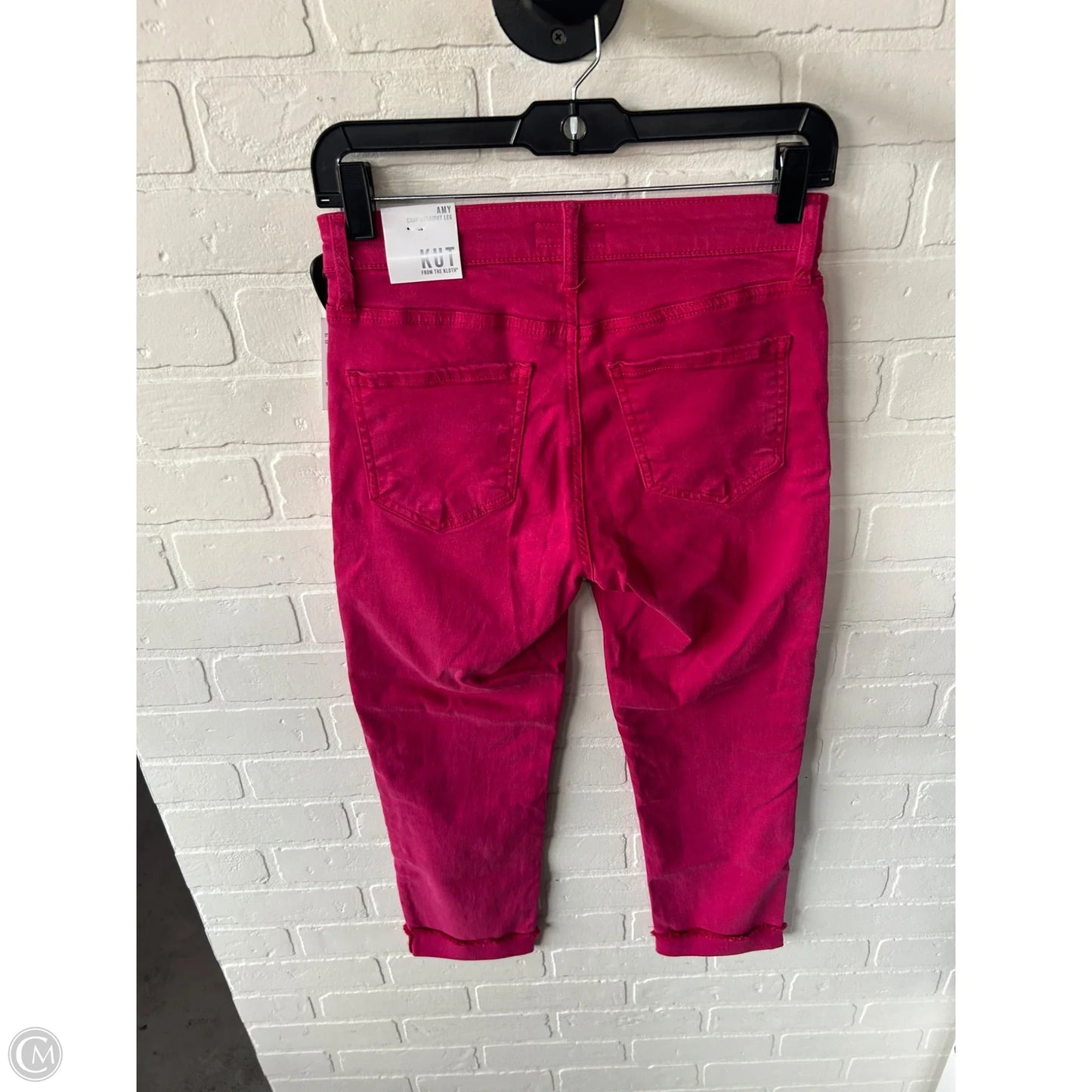Jeans Straight By Kut In Pink, Size: 2